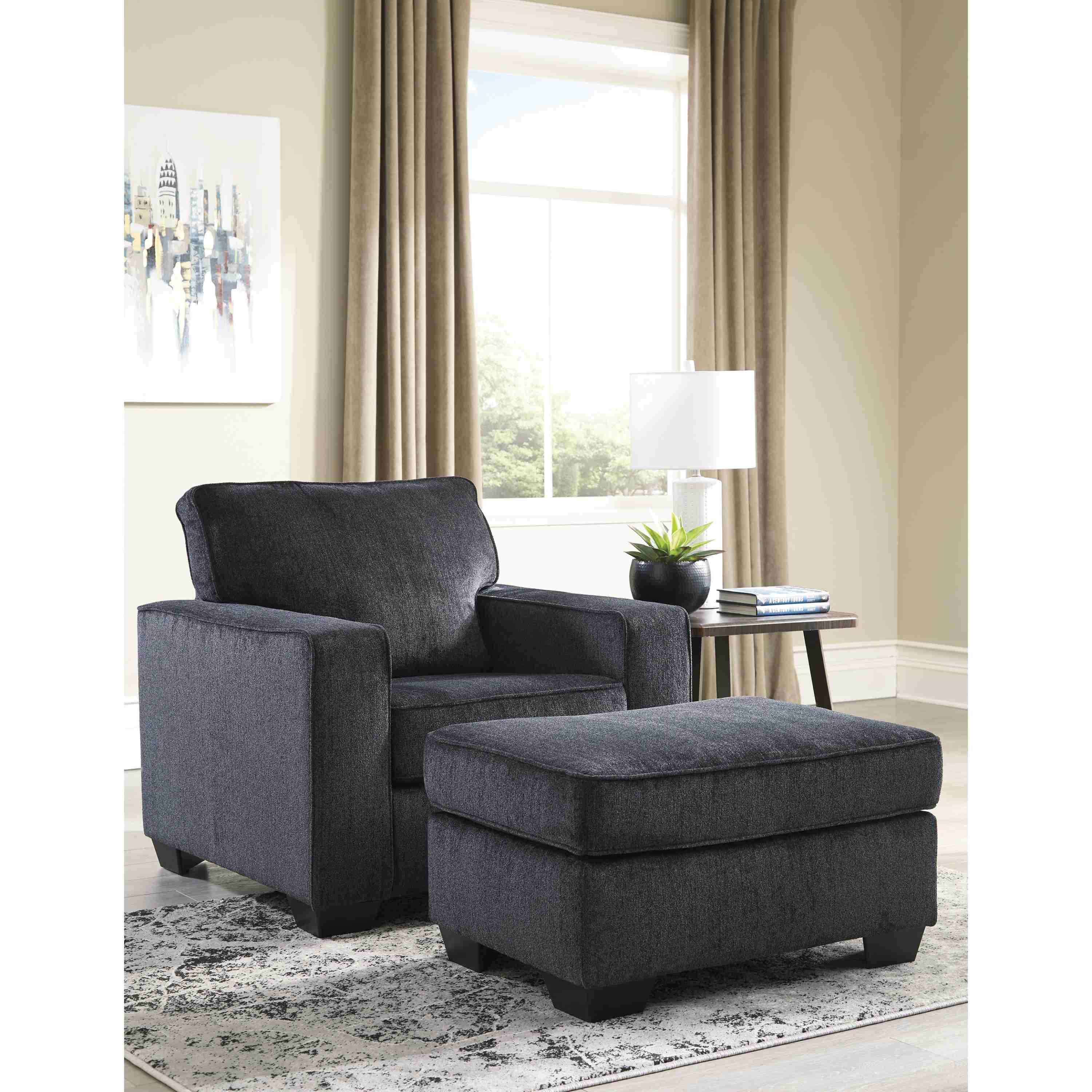 Signature Design by Ashley Altari 87213U2 Chair and Ottoman - Image 1