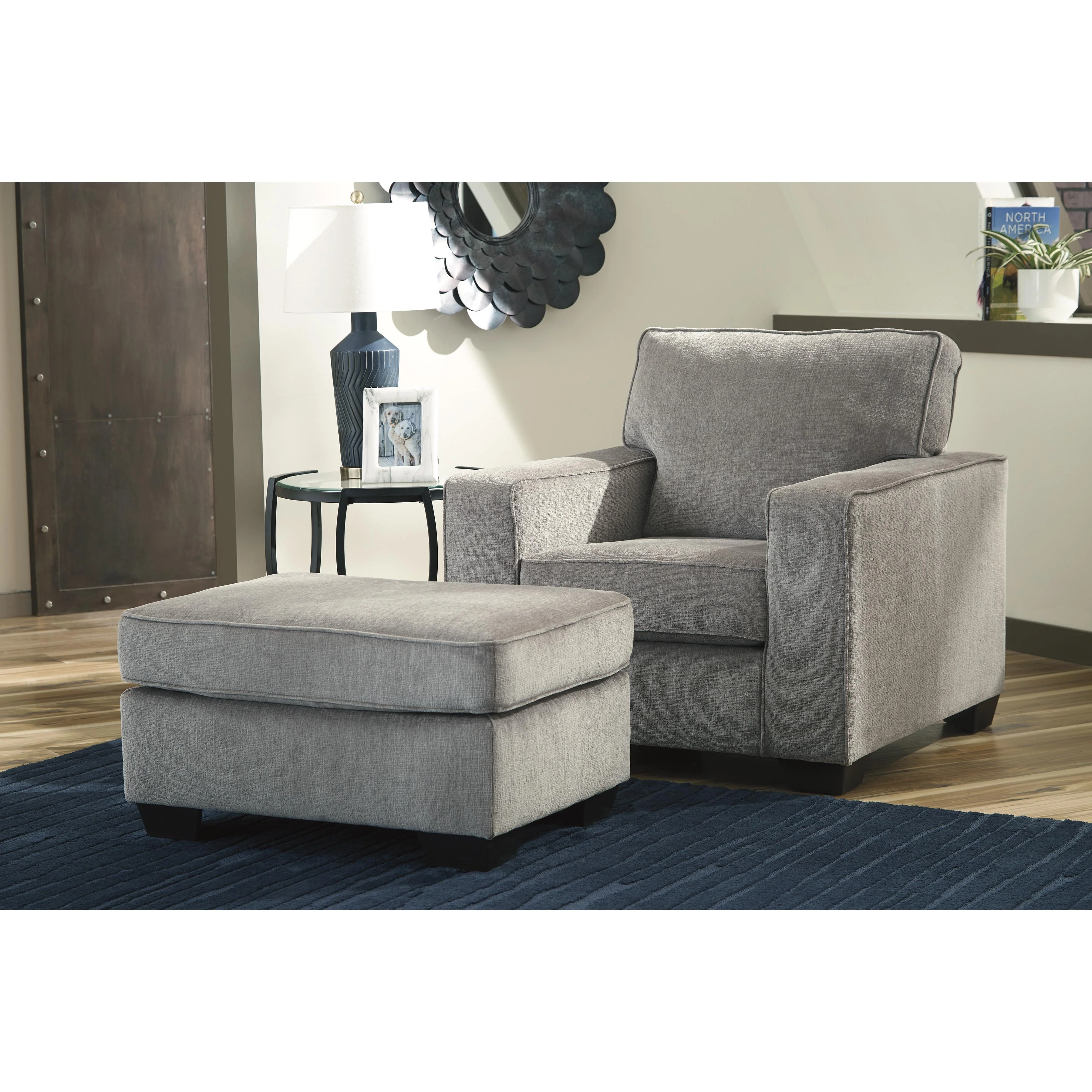 Signature Design by Ashley Altari 87214U4 Chair and Ottoman - Image 1