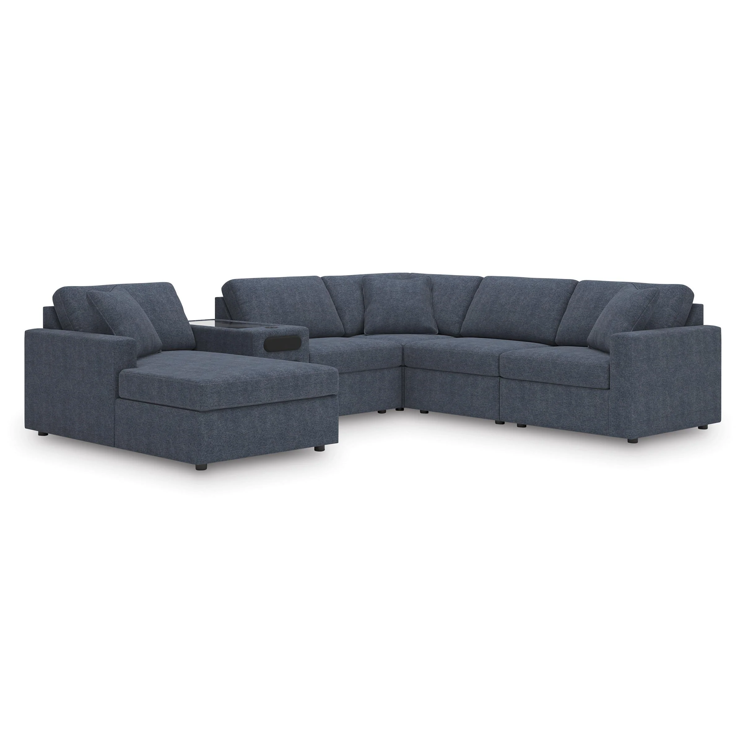 Signature Design by Ashley Modmax 92121S50 6 pc Sectional with Audio System and Chaise - Image 1