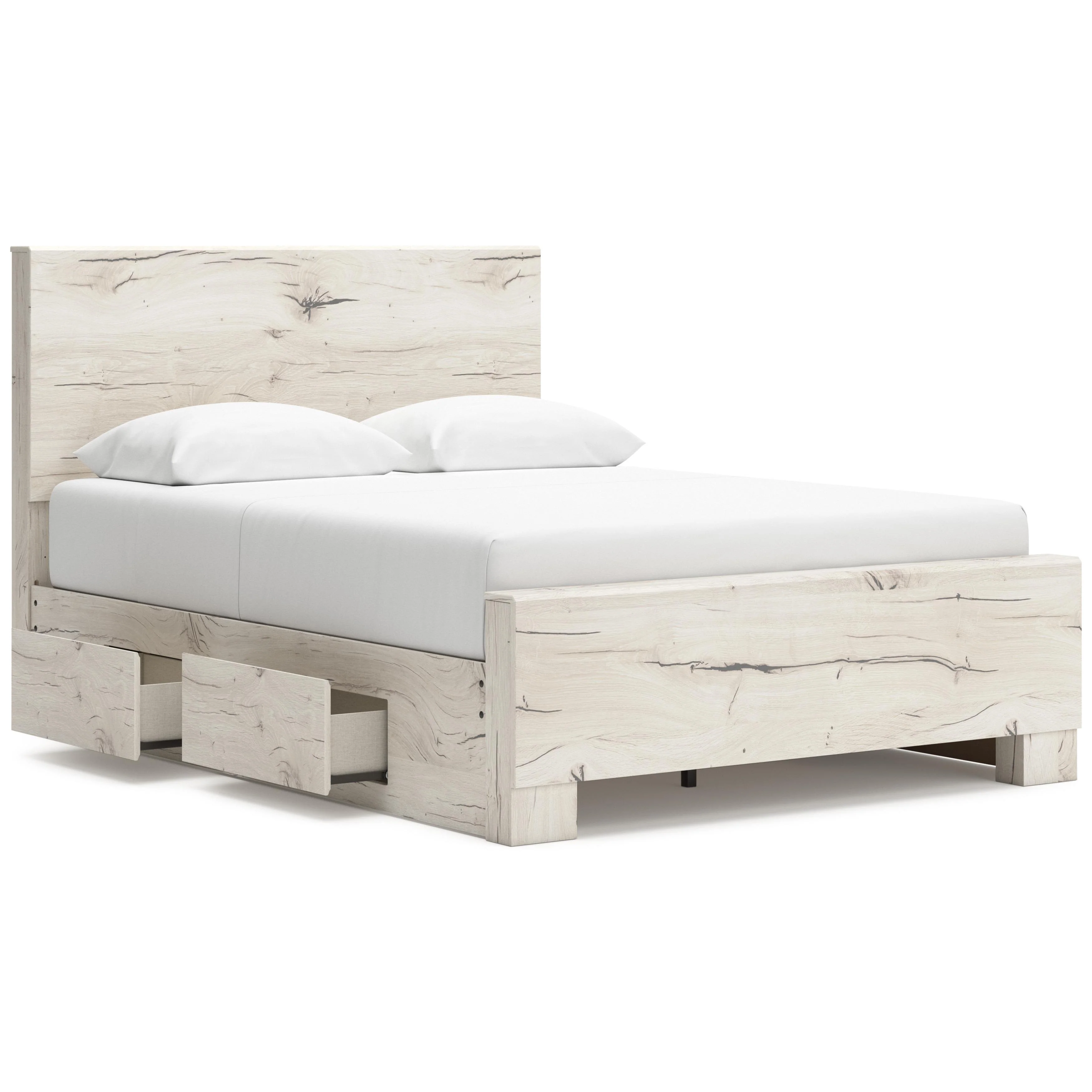 Signature Design by Ashley Lawroy B2310B42 Full Panel Bed with Storage - Image 3
