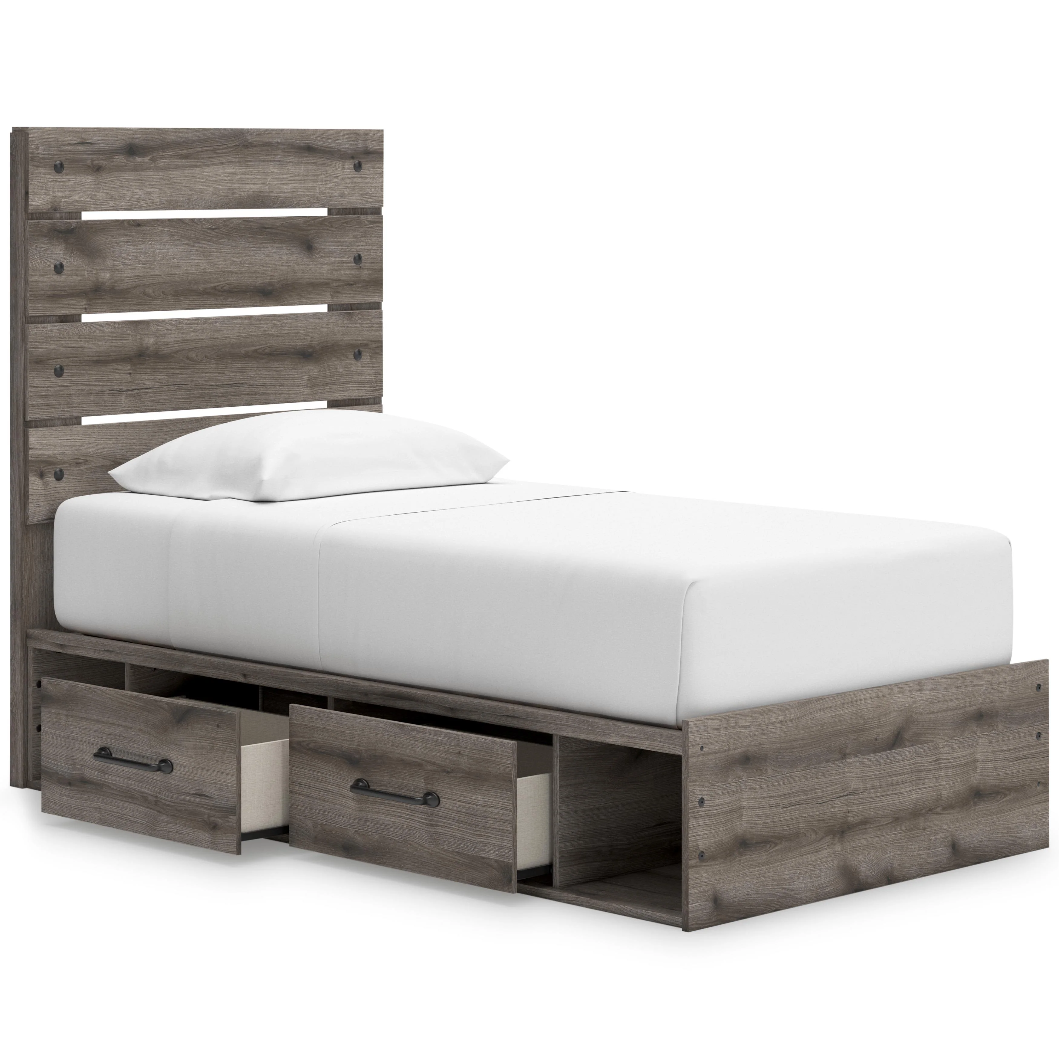 Signature Design by Ashley Graystorm PCB2405B18 Twin Panel Storage Bed - Image 2