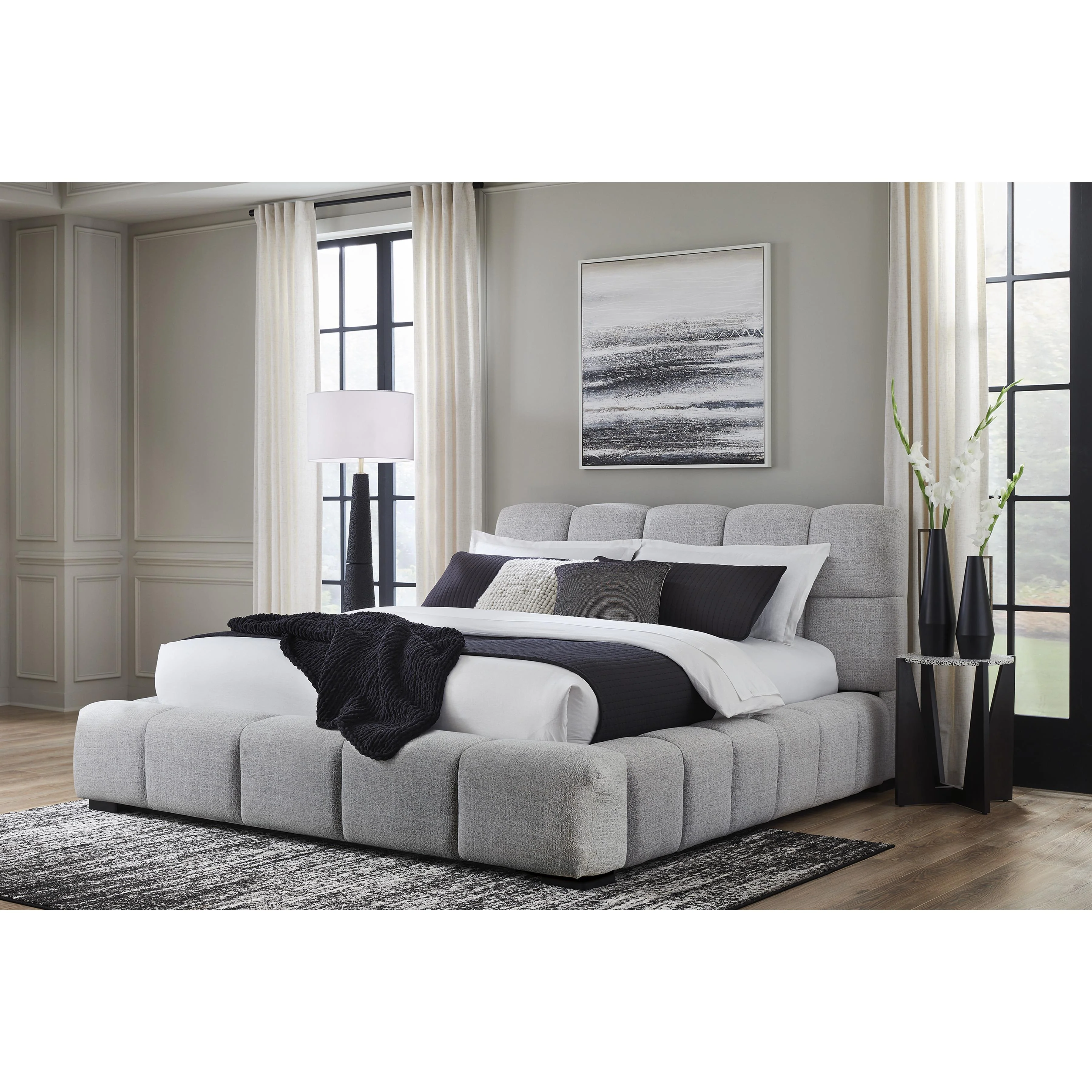 Signature Design by Ashley Grendusk PCB584B1 Queen Upholstered Bed - Image 3