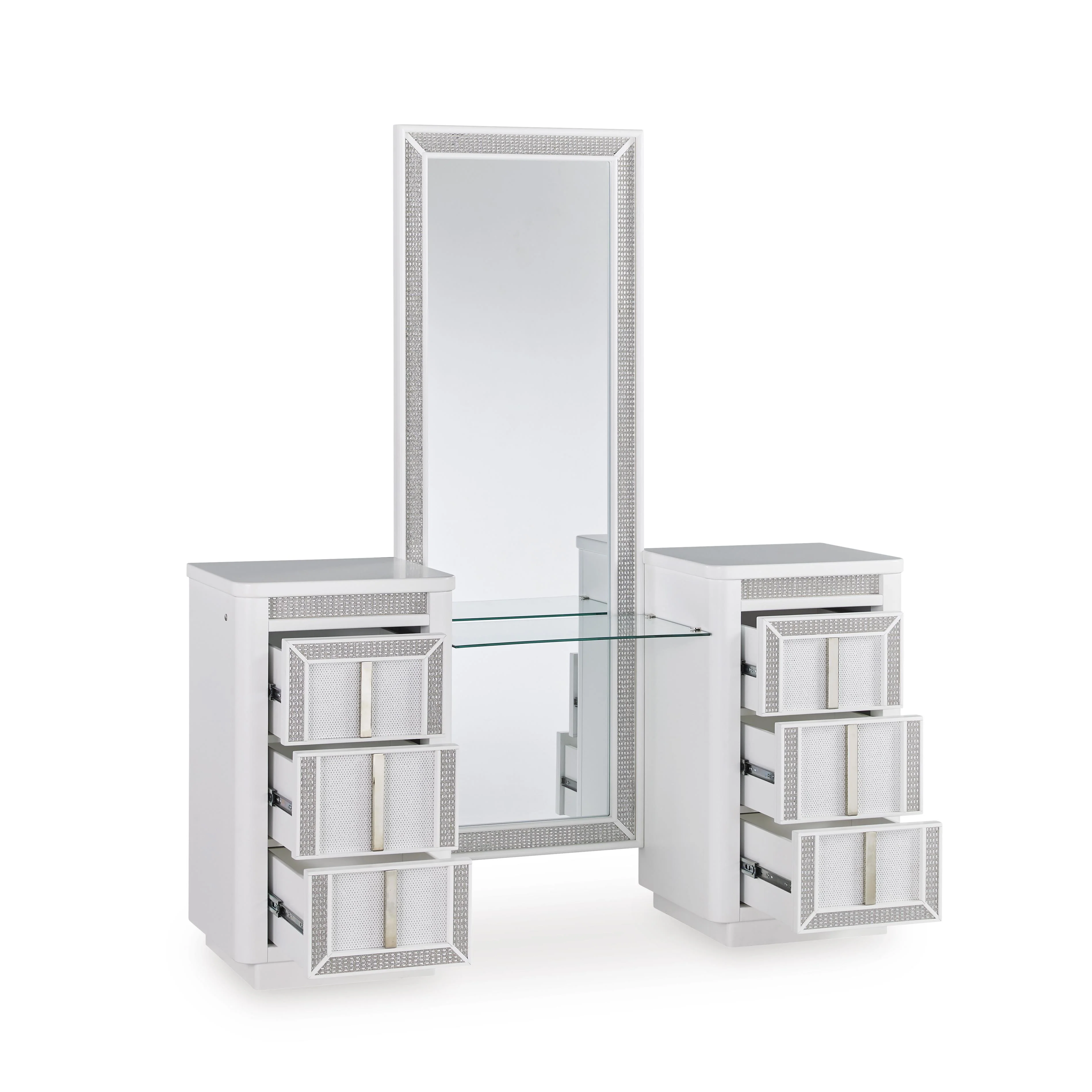 Signature Design by Ashley Chalanna B822B7 Vanity with Mirror - Image 2