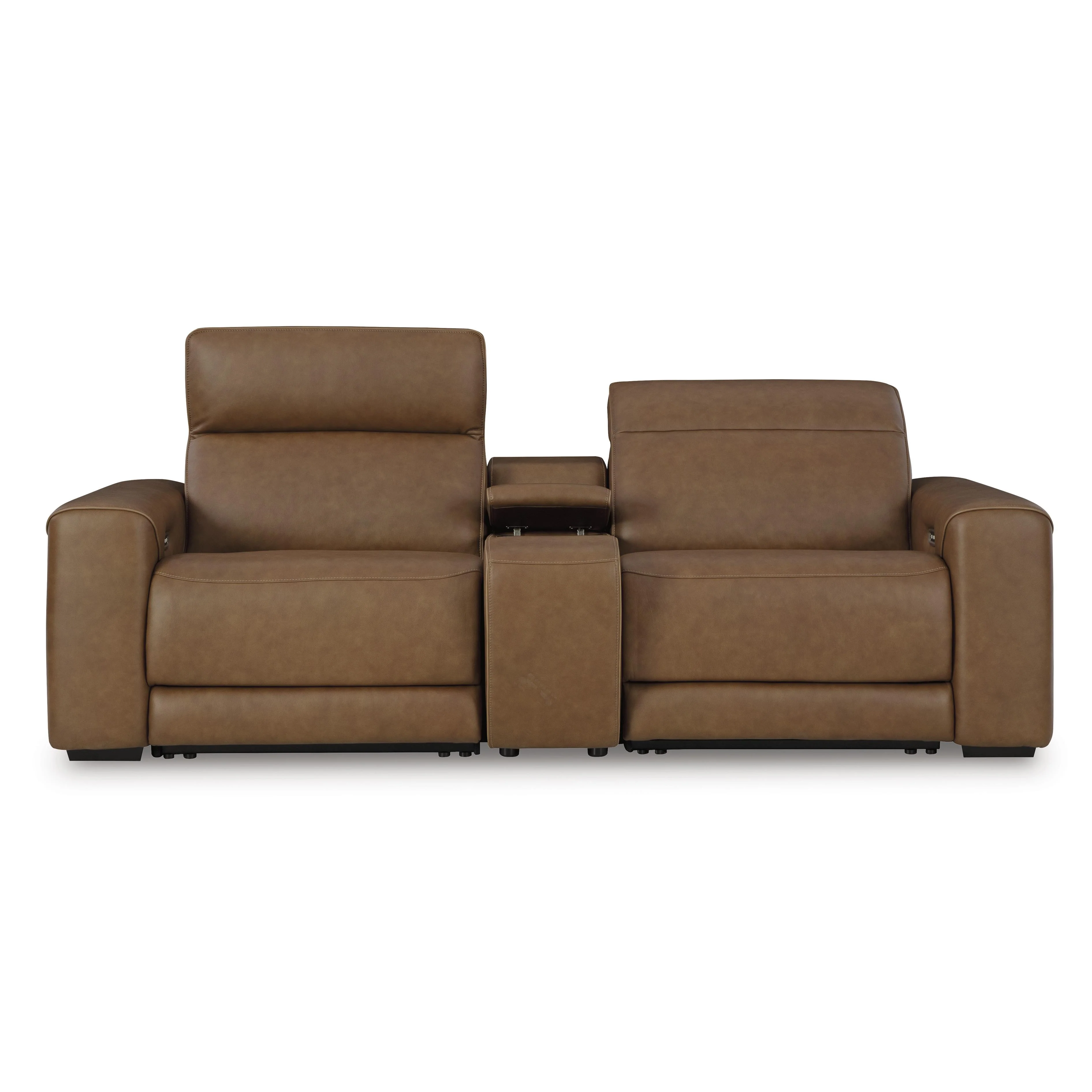 Signature Design by Ashley Magic Man PCU10700S3 2 pc Power Reclining Sectional Loveseat with Console - Image 1