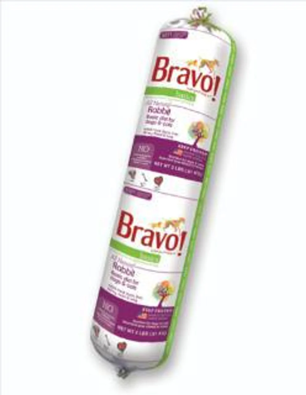 Bravo! Basic Frozen Raw Rabbit - 2lb - Image 1