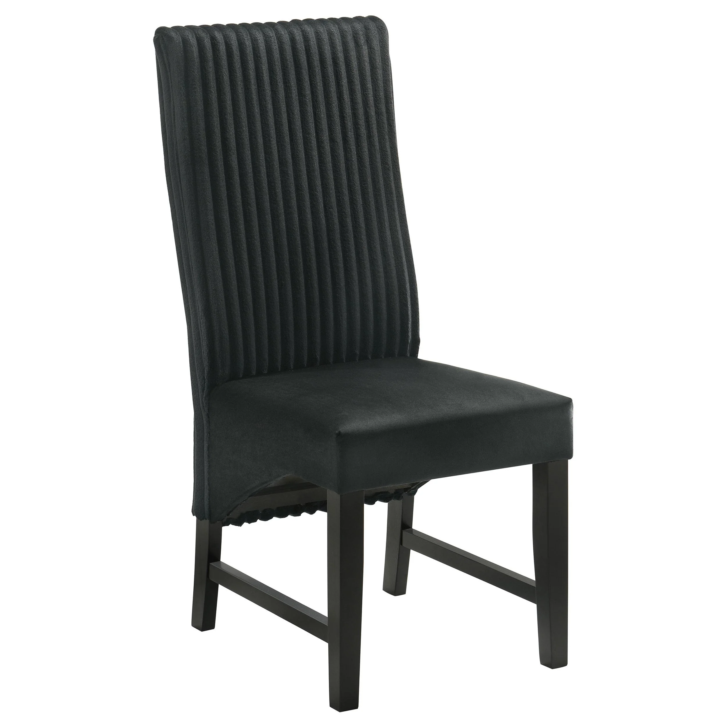Coaster Furniture Barrand 106387 Upholstered Dining Side Chair - Black - Image 1