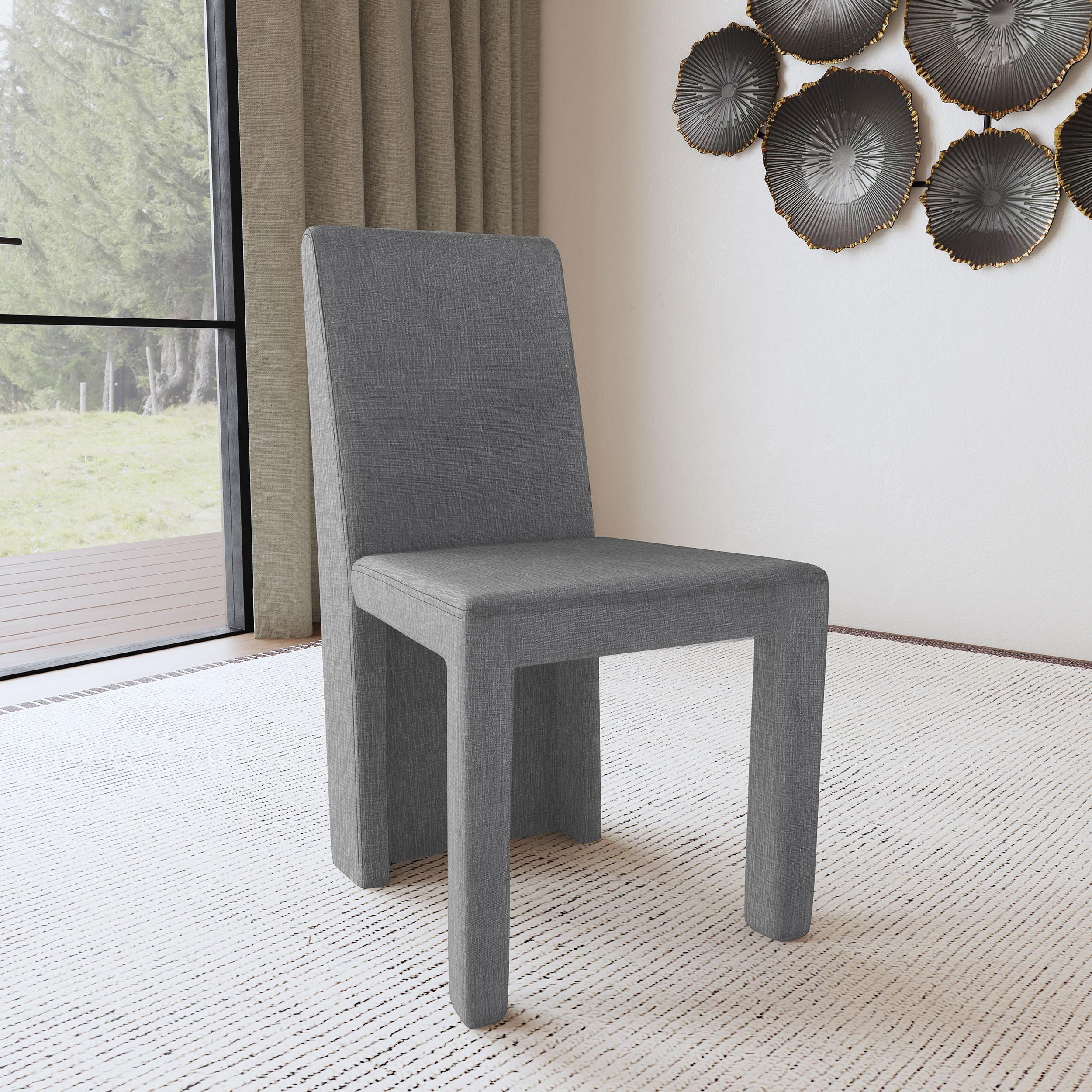 Coaster Furniture Tordera 108512 Velvet Upholstered Dining Side Chair - Grey - Image 2