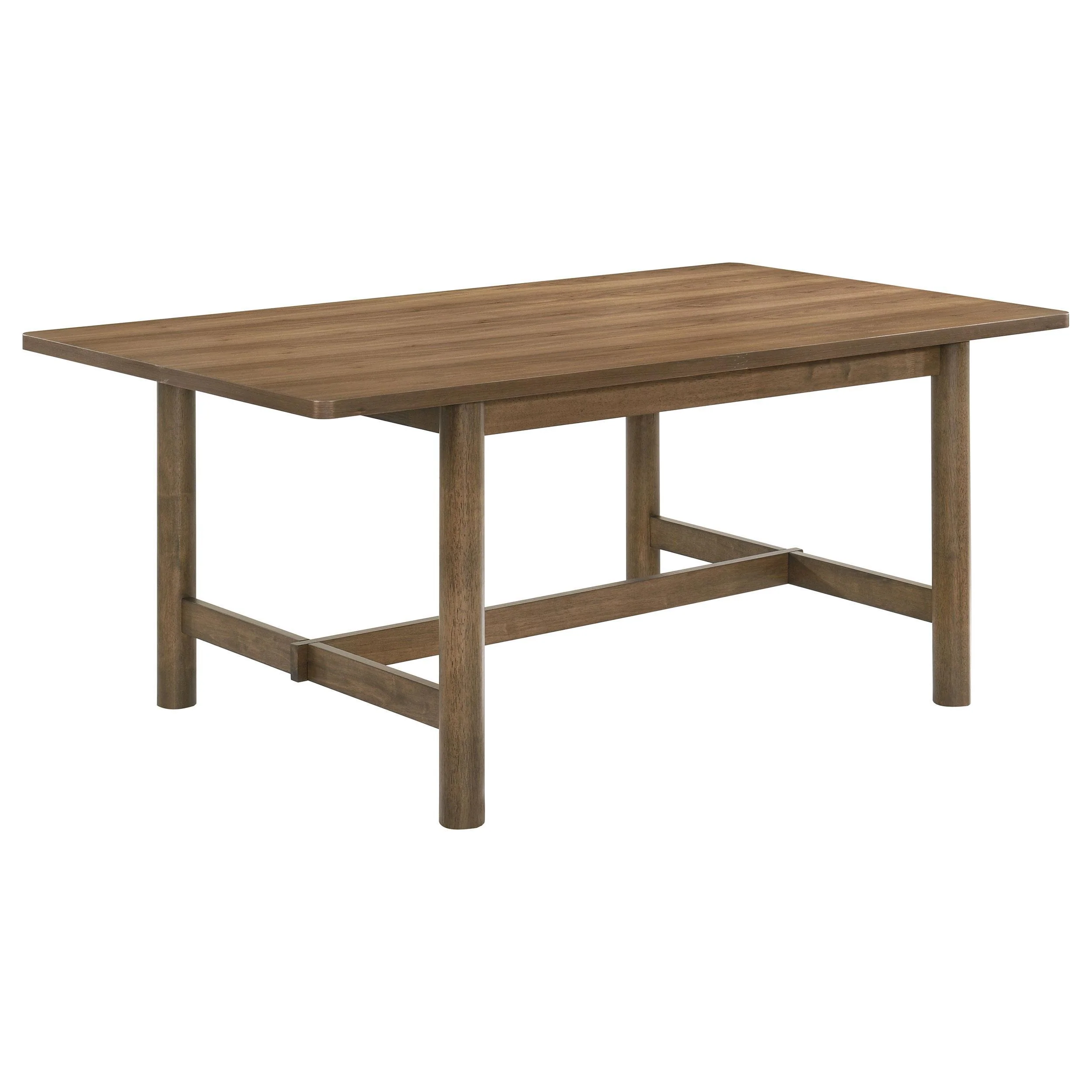 Coaster Furniture Crestmore 108571 71-inch Rectangular Wood Dining Table - Walnut - Image 1