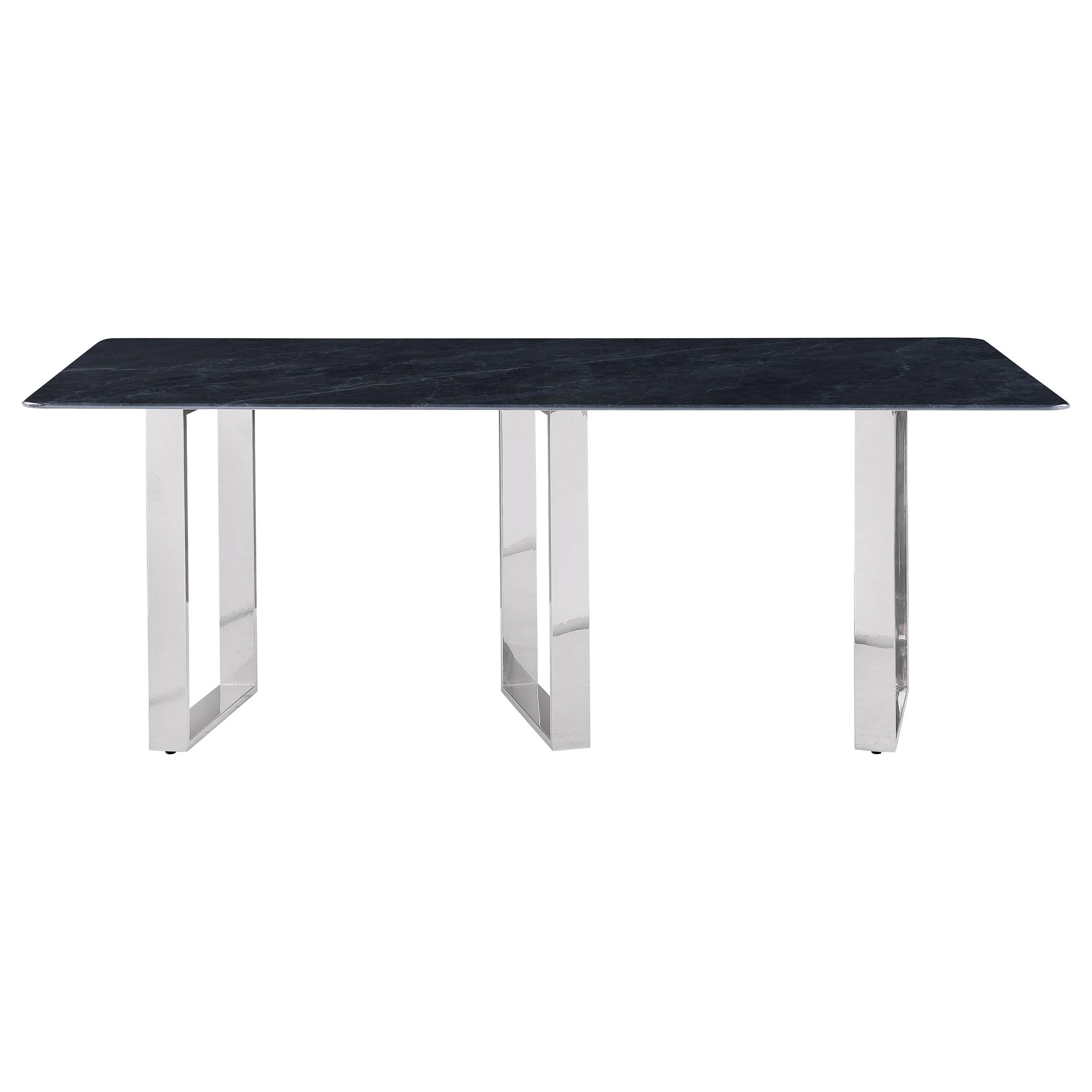 Coaster Furniture Desden 109361 79-inch Rectangular Sintered Stone Dining Table - Grey - Image 3