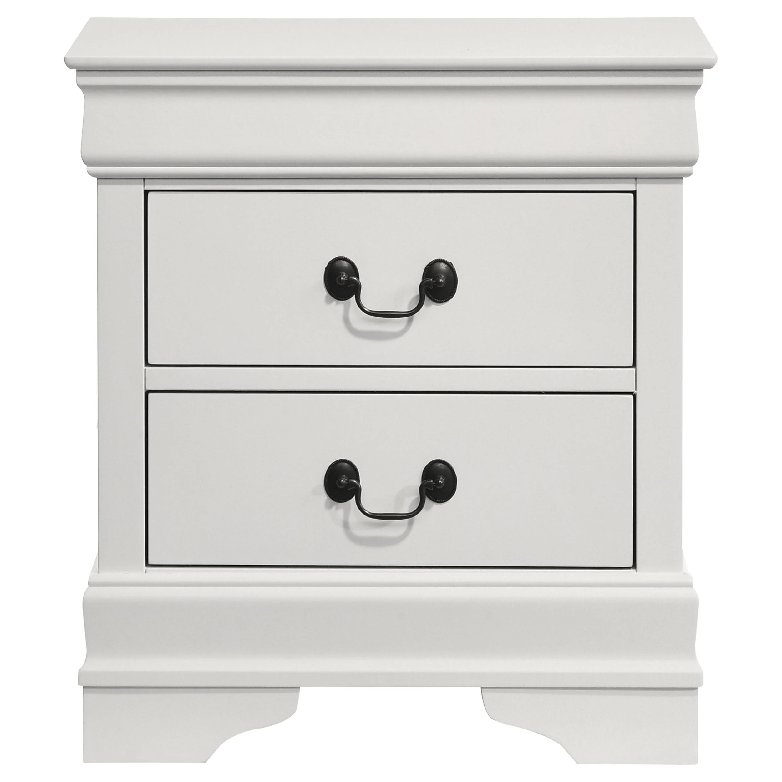 Coaster Furniture Louis Philippe 202442 2-Drawer Nightstand Bedside Table - White - Image 3