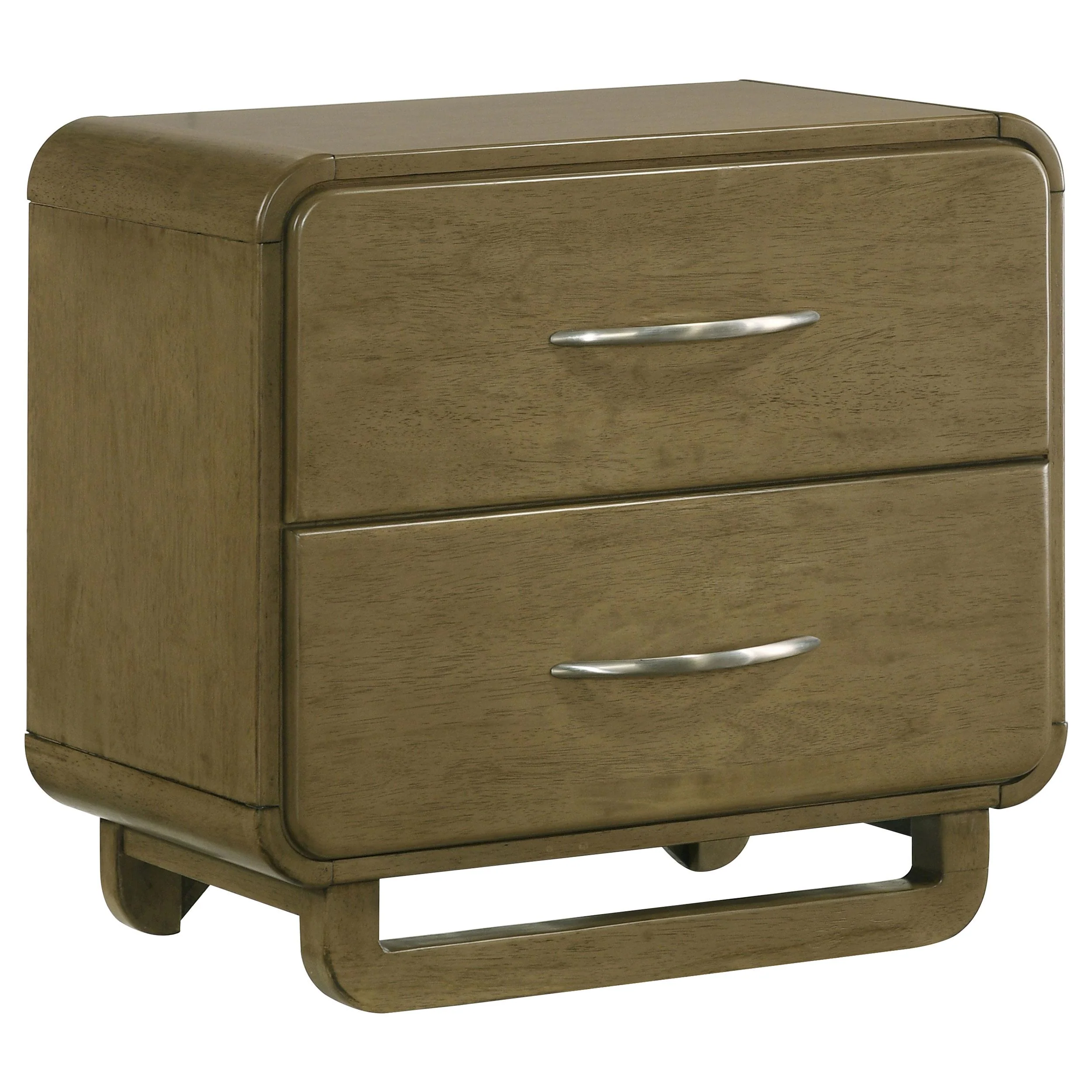 Coaster Furniture Amsbury 224272 2-Drawer Nightstand Bedside Table – Nutmeg
