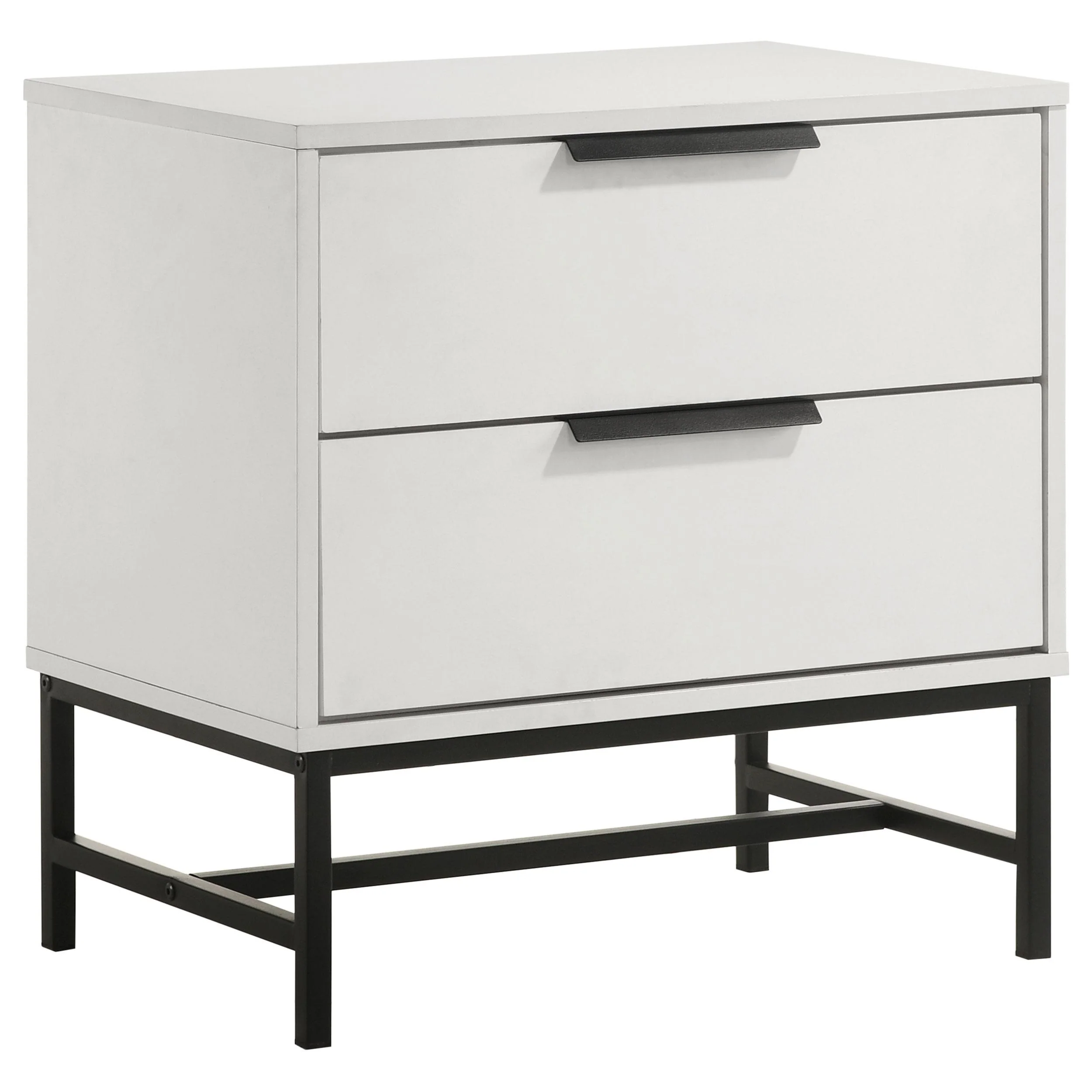 Coaster Furniture Sonora 224862 2-Drawer Nightstand Bedside Table – White