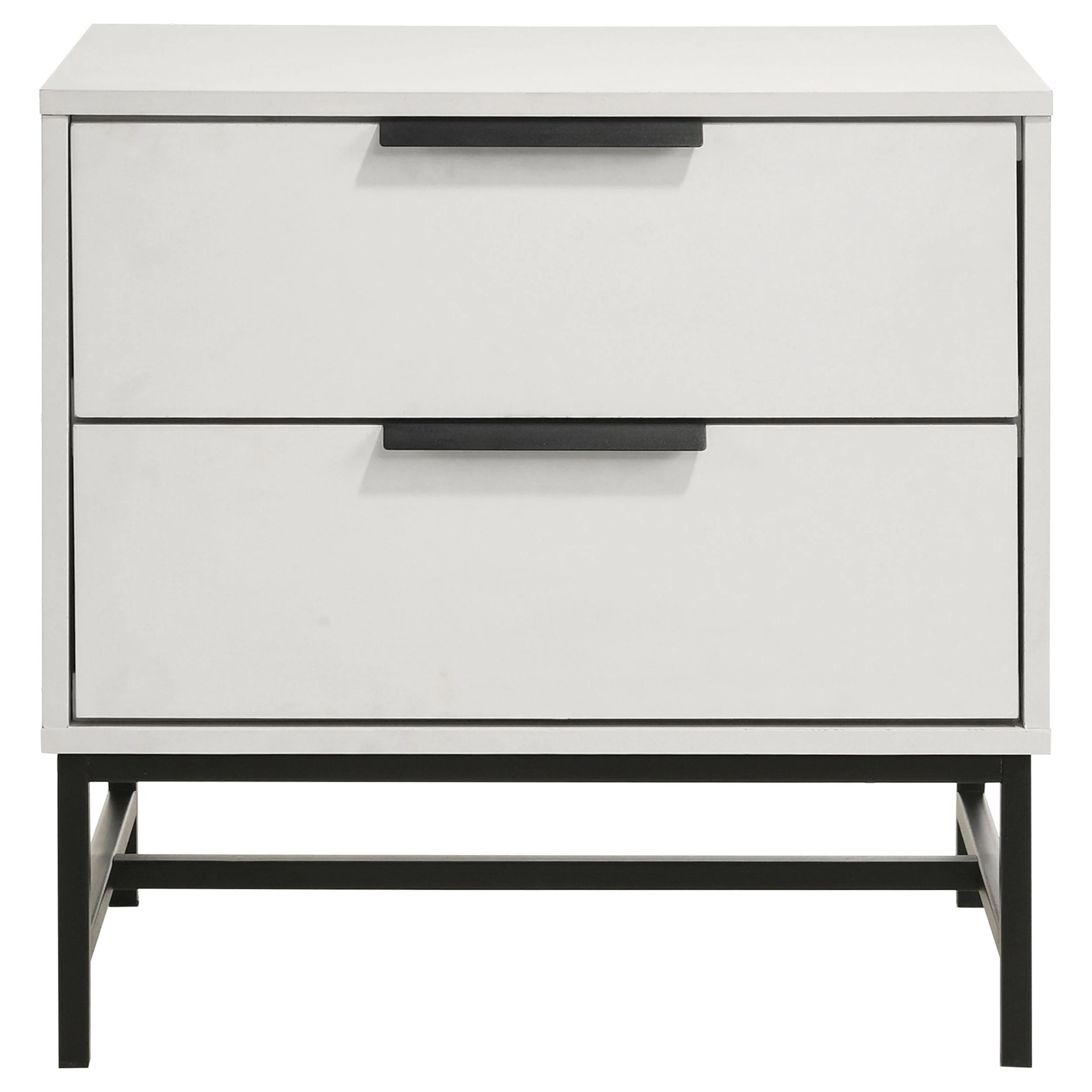 Coaster Furniture Sonora 224862 2-Drawer Nightstand Bedside Table - White - Image 3