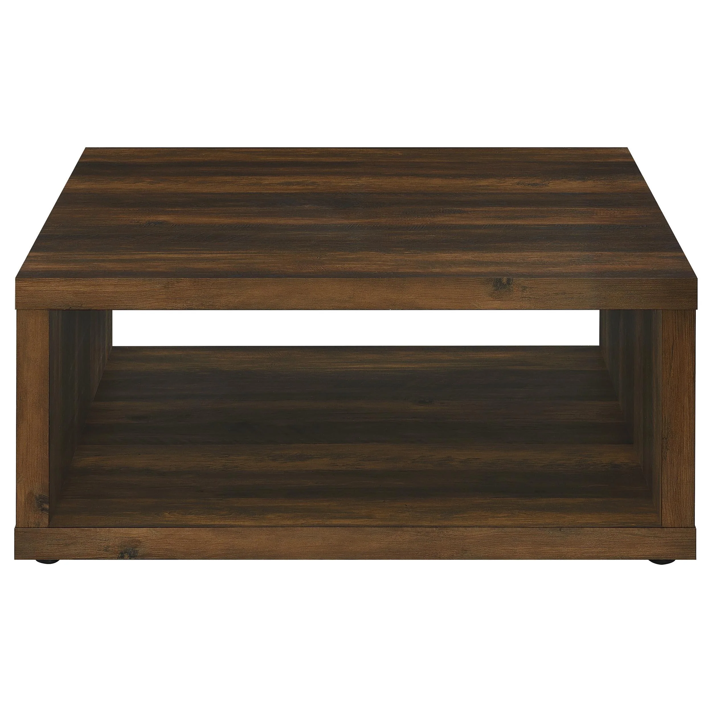 Coaster Furniture Frisco 710508 Square Engineered Wood Coffee Table - Dark Pine - Image 3