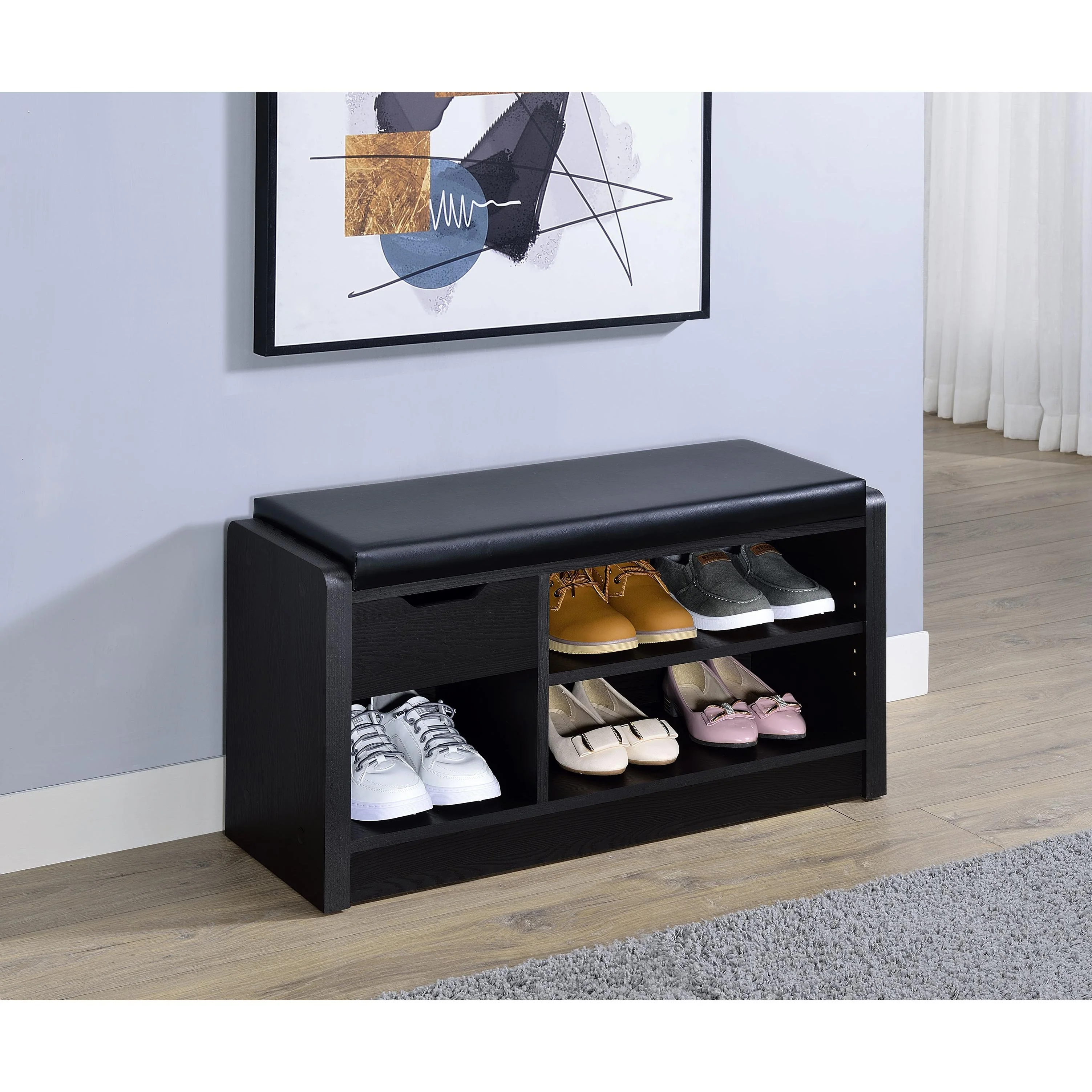 Coaster Furniture Arrington 910323 Storage Bench - Black - Image 2
