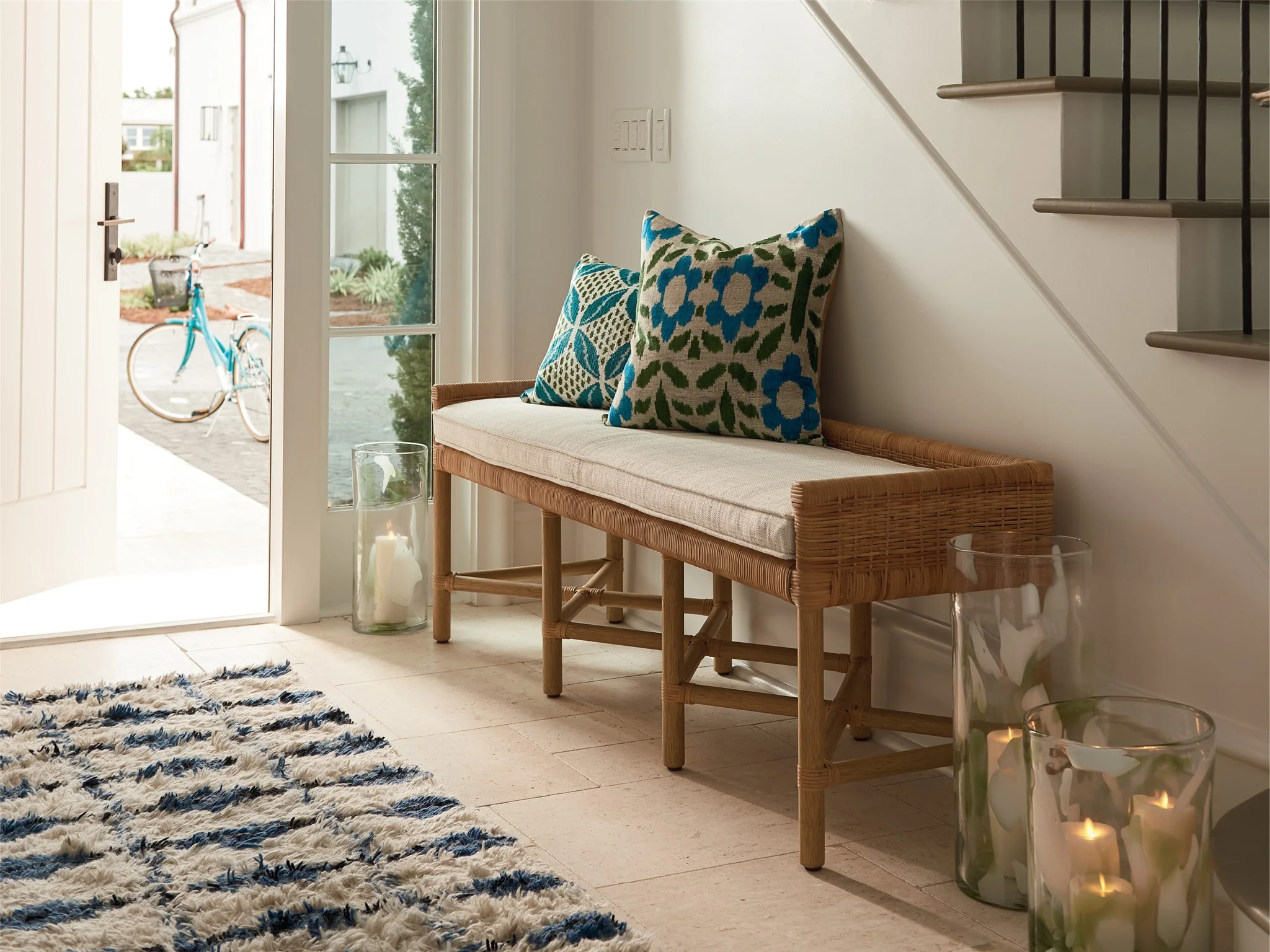 Rattan Bench - Image 2