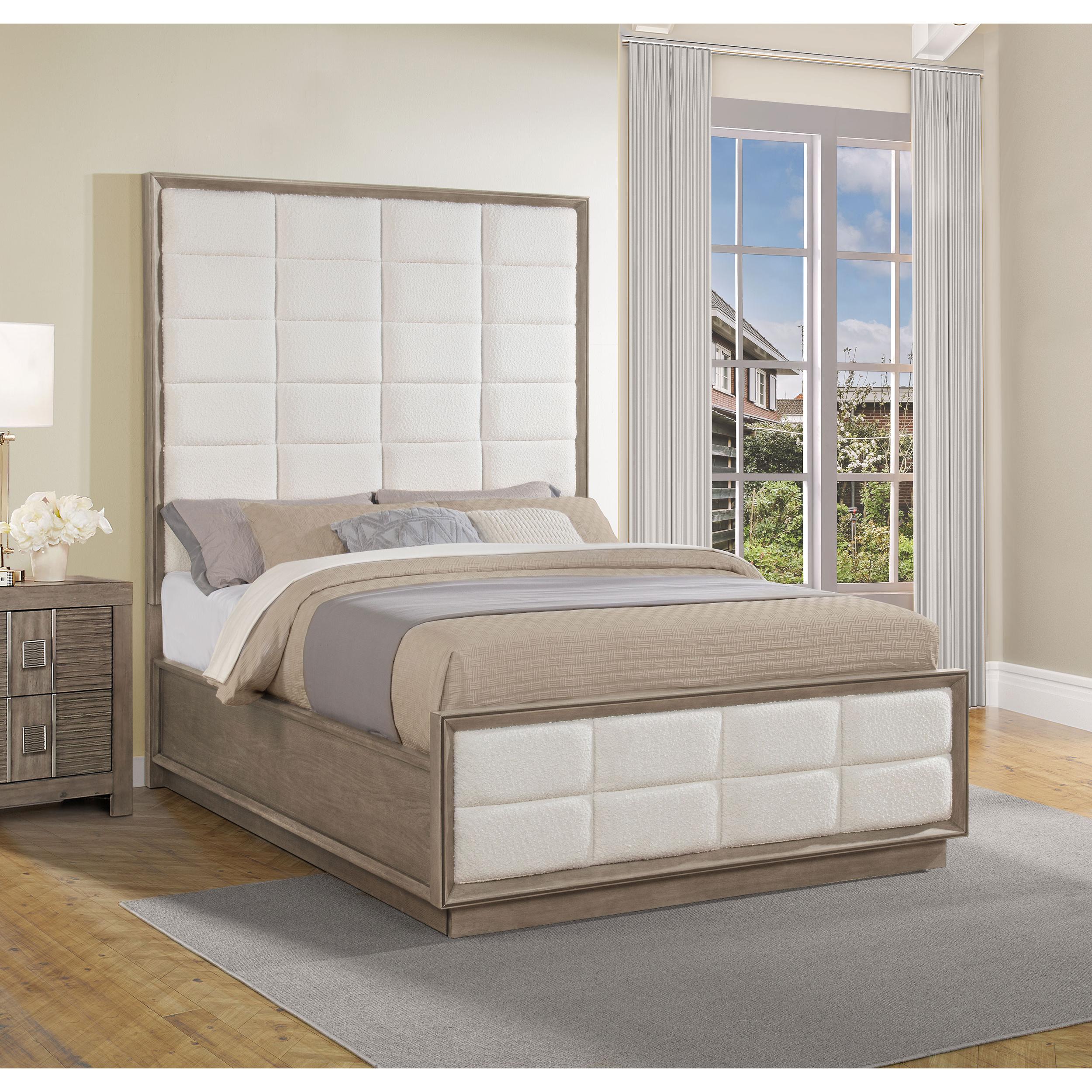 Coaster Furniture Coaster Furniture Durango 223271Q 80-inch Queen Panel Bed - Taupe Oak - Image 2