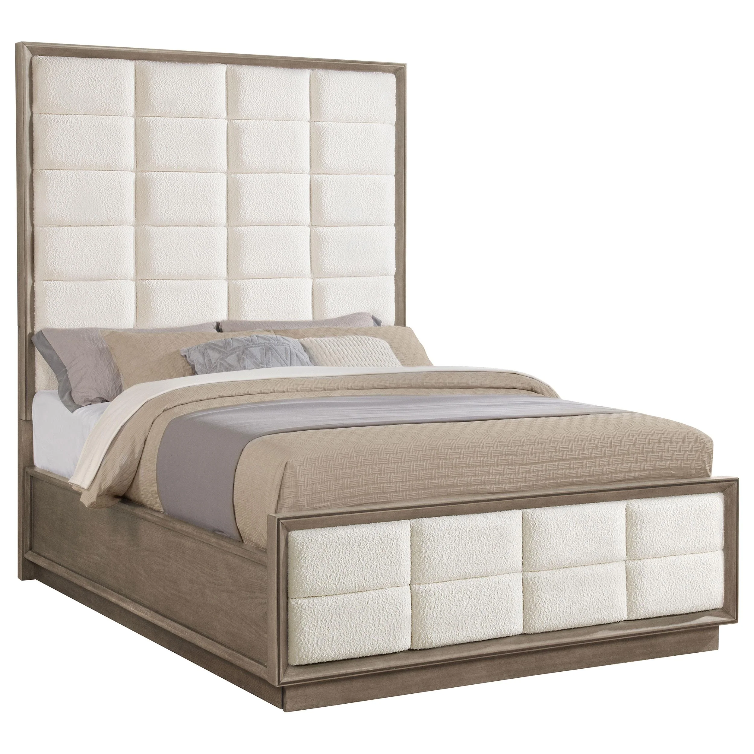 Coaster Furniture Coaster Furniture Durango 223271Q 80-inch Queen Panel Bed - Taupe Oak - Image 3