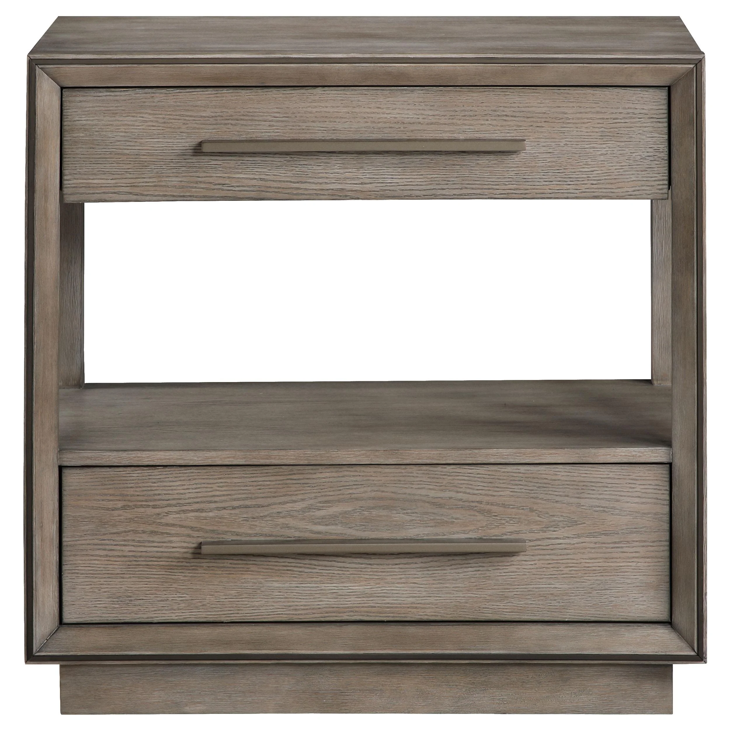 Coaster Furniture Durango 223272 2-Drawer Nightstand Bedside Table - Taupe Oak - Image 2