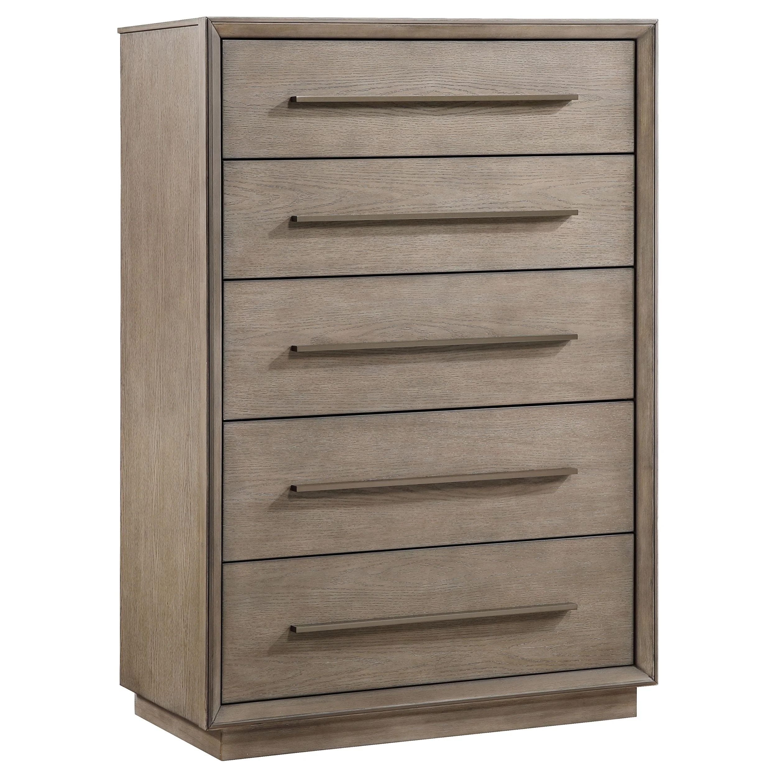 Coaster Furniture Durango 223275 5-Drawer Bedroom Chest – Taupe Oak