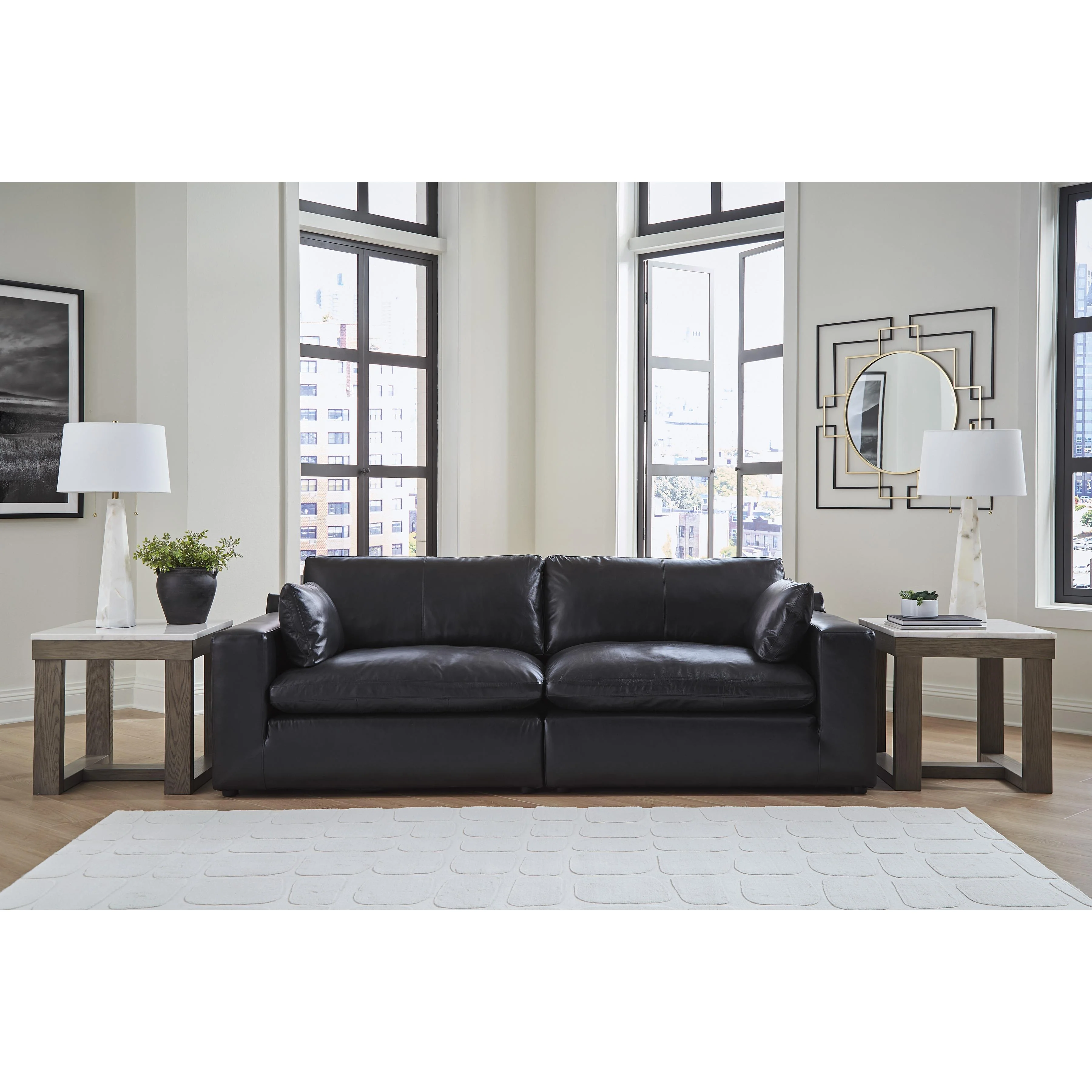 Signature Design by Ashley Emilia 30902S1 2 pc Sectional Loveseat - Image 2