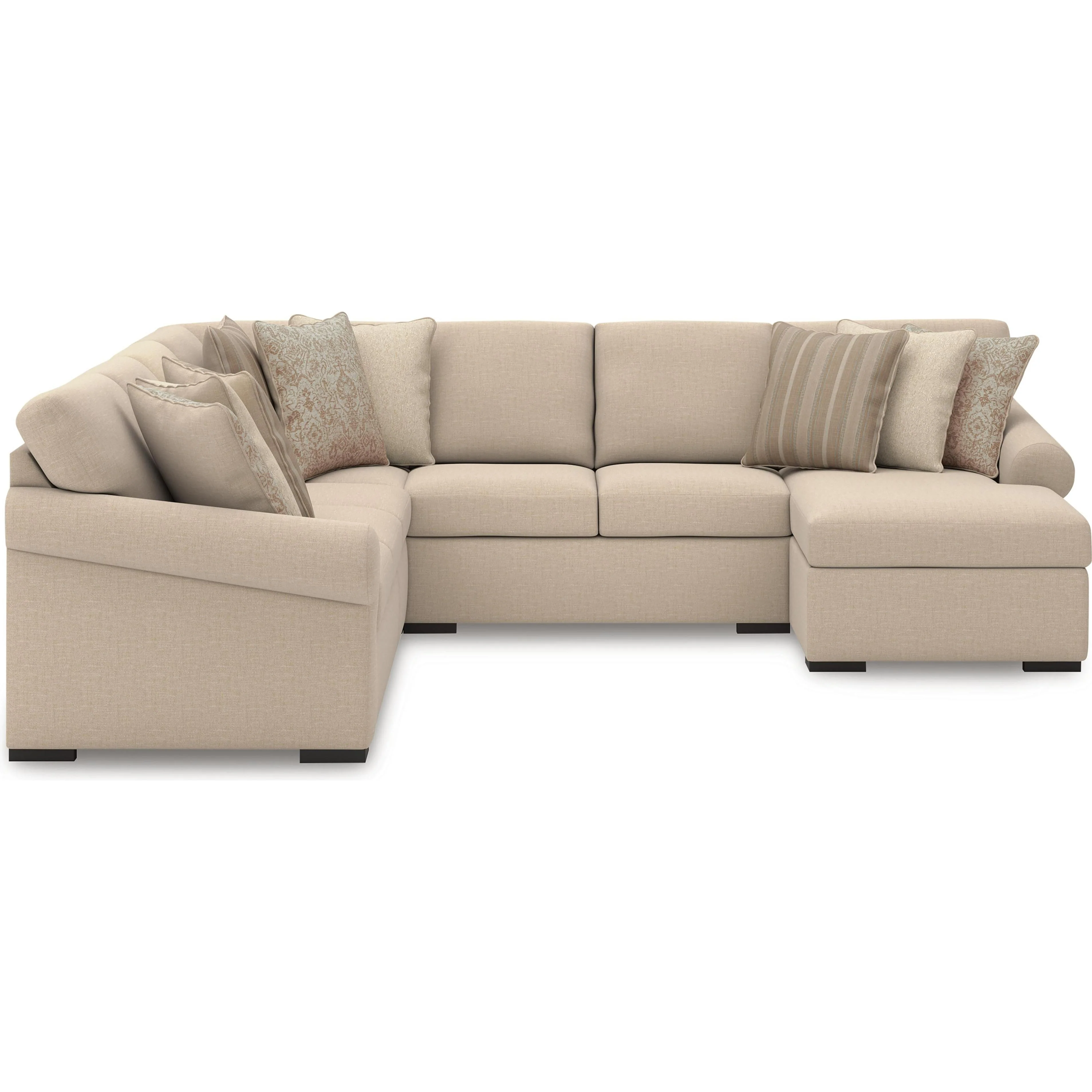 Benchcraft LadyMae 59404S4 5 pc Sectional with Chaise - Image 2