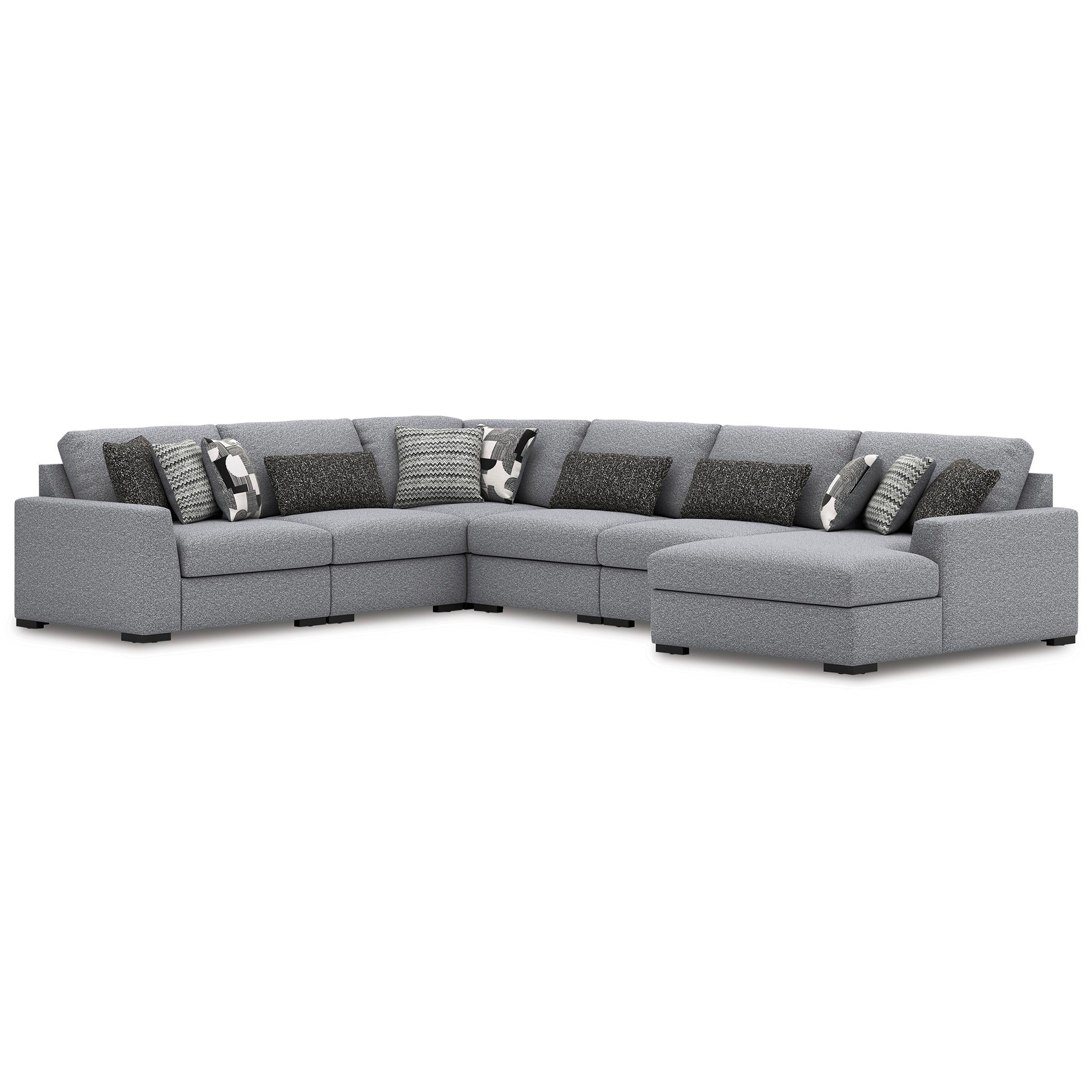Benchcraft Bealton 61305S12 6 pc Sectional with Chaise