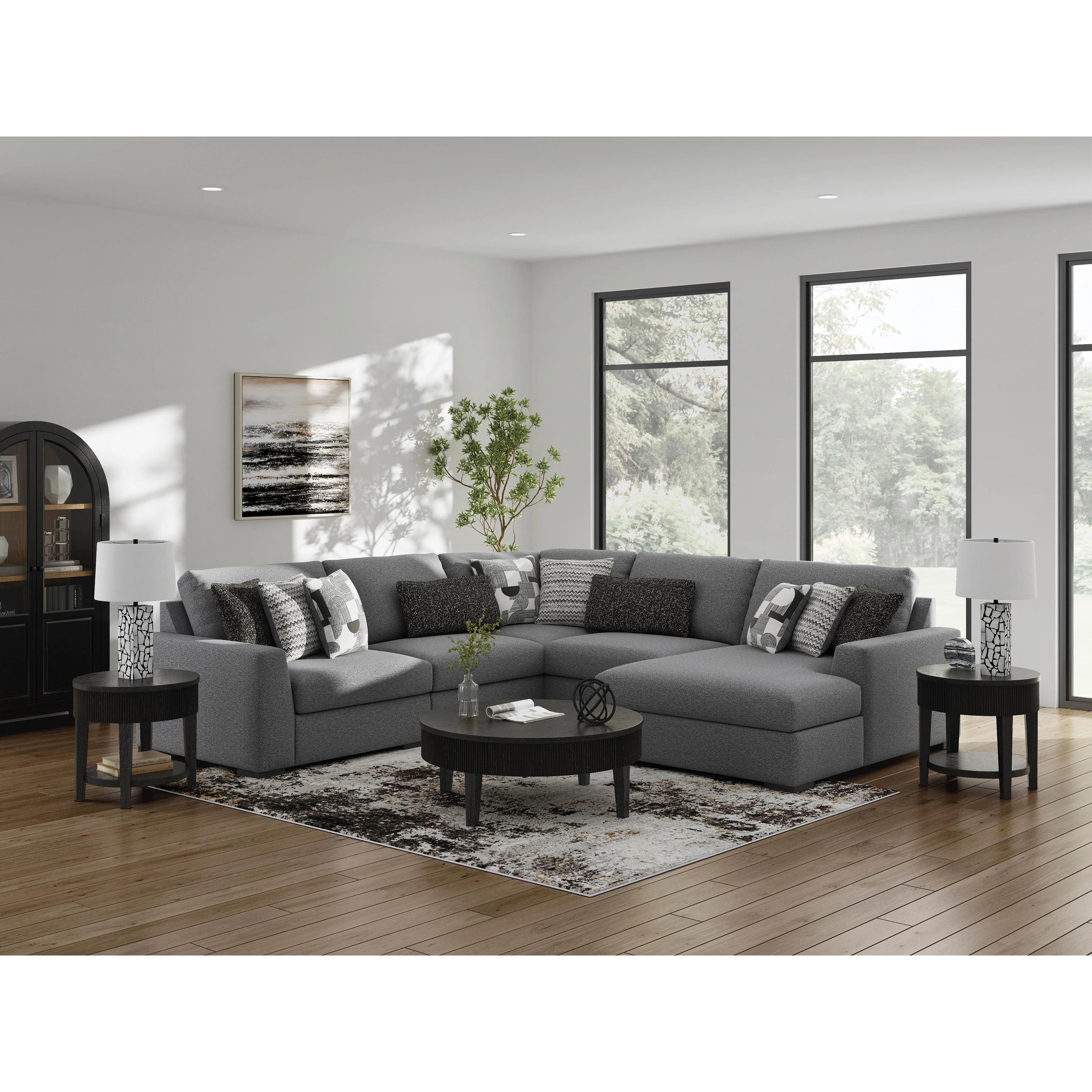 Benchcraft Bealton 61305S7 5 pc Sectional with Chaise - Image 3