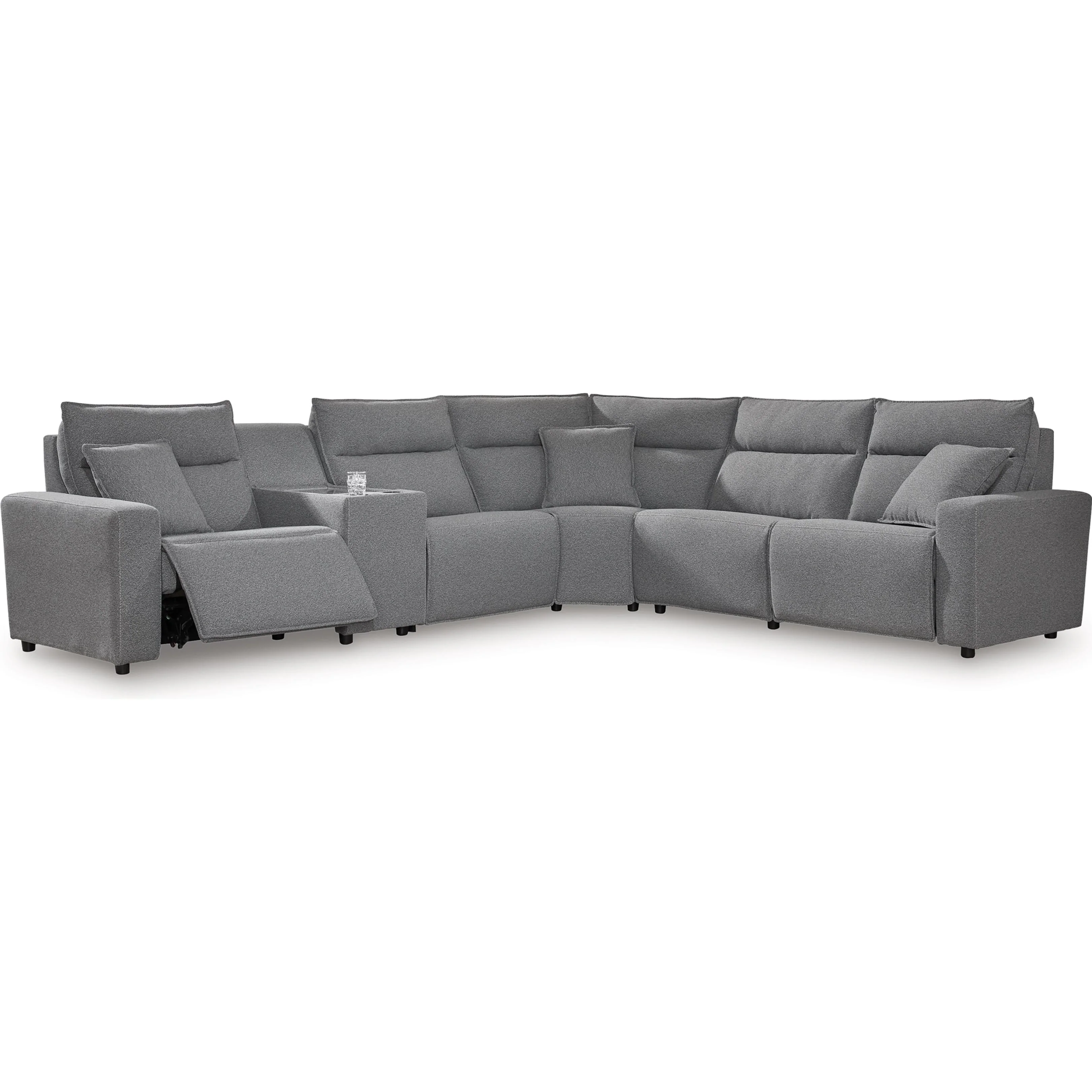 Signature Design by Ashley Modmax 65906S36 6 pc Reclining Sectional with Storage Console - Image 1