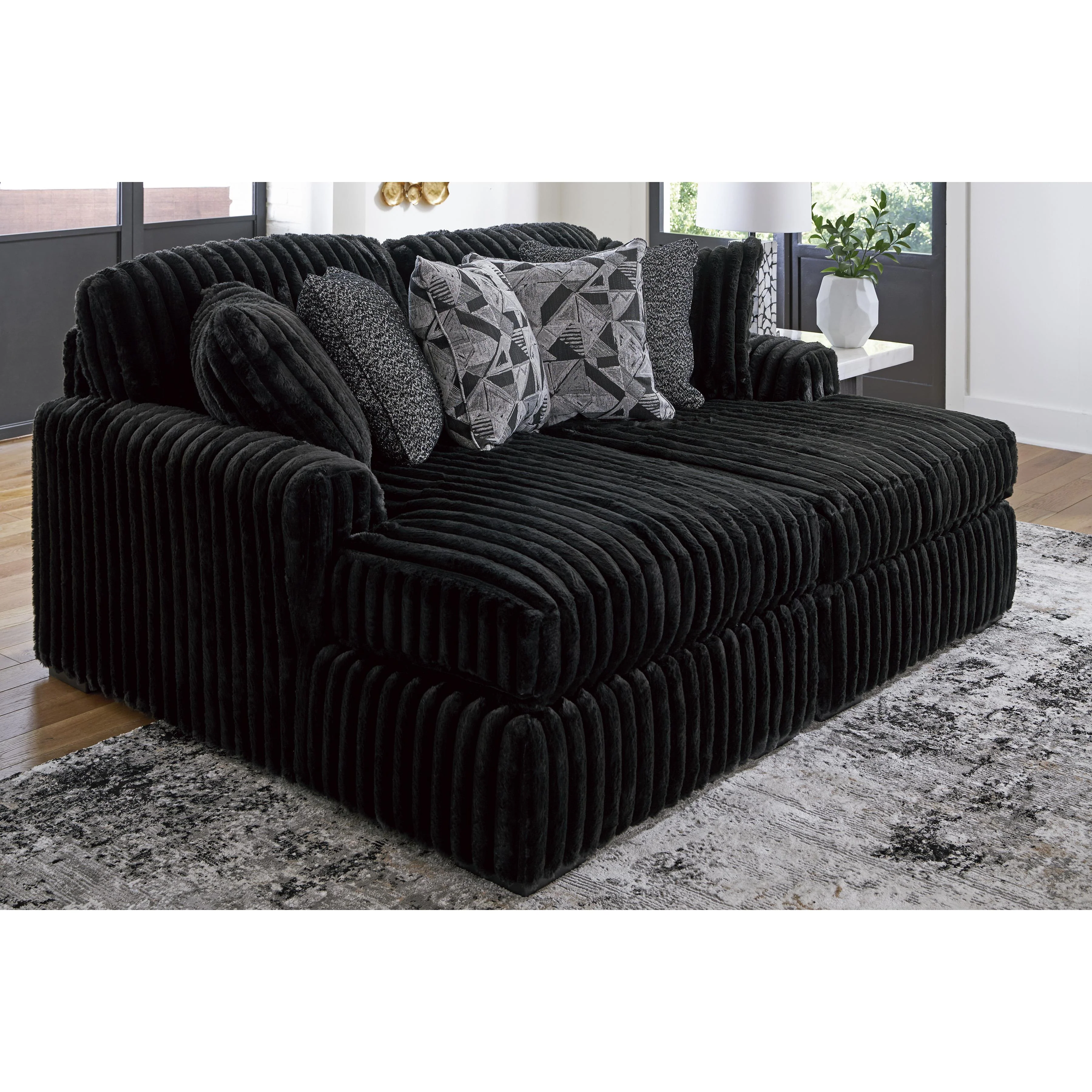 Signature Design by Ashley Midnight-Madness 98103S8 Super Chaise - Image 3