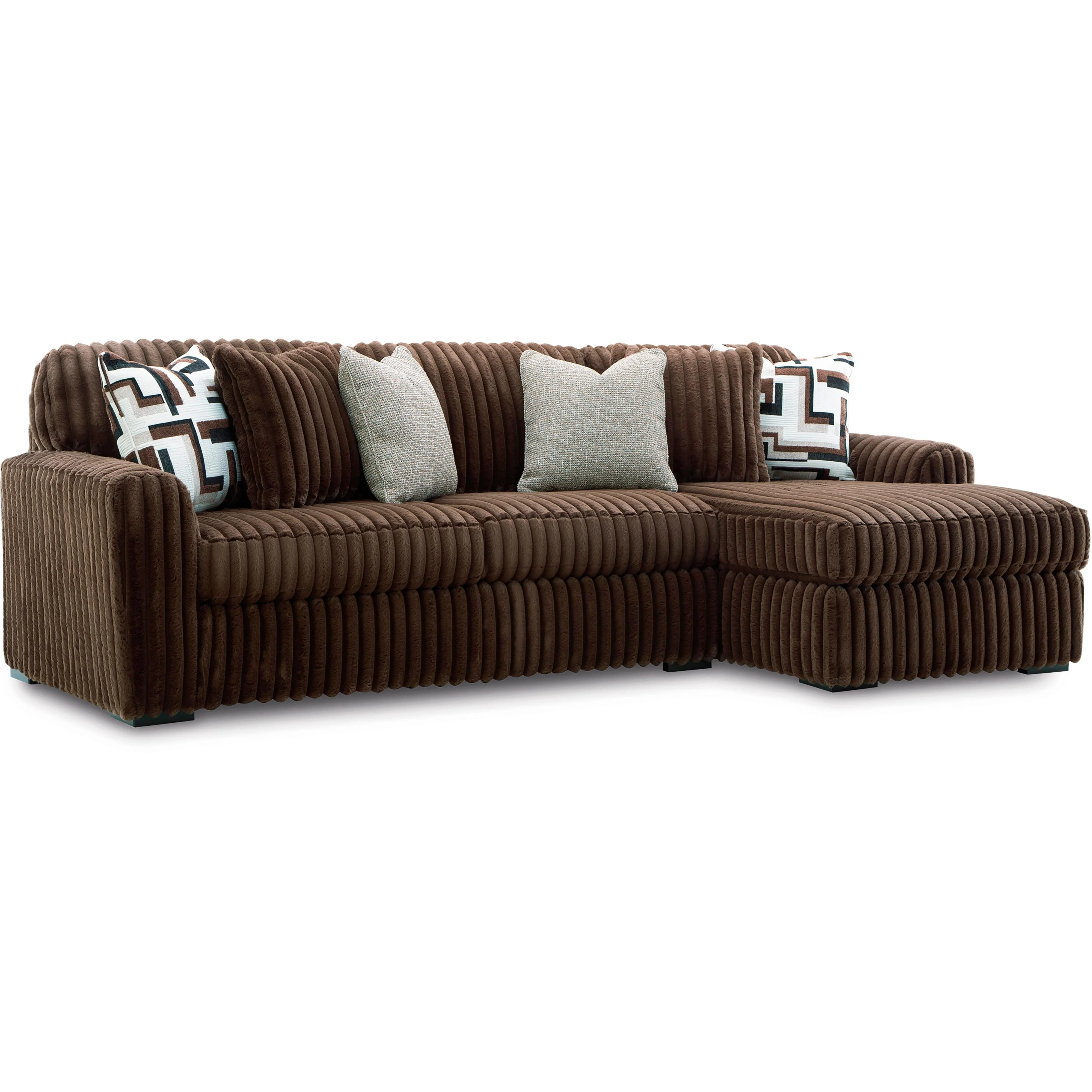 Signature Design by Ashley Midnight-Madness 98104S2 2 pc Sectional Sofa with Chaise - Image 1