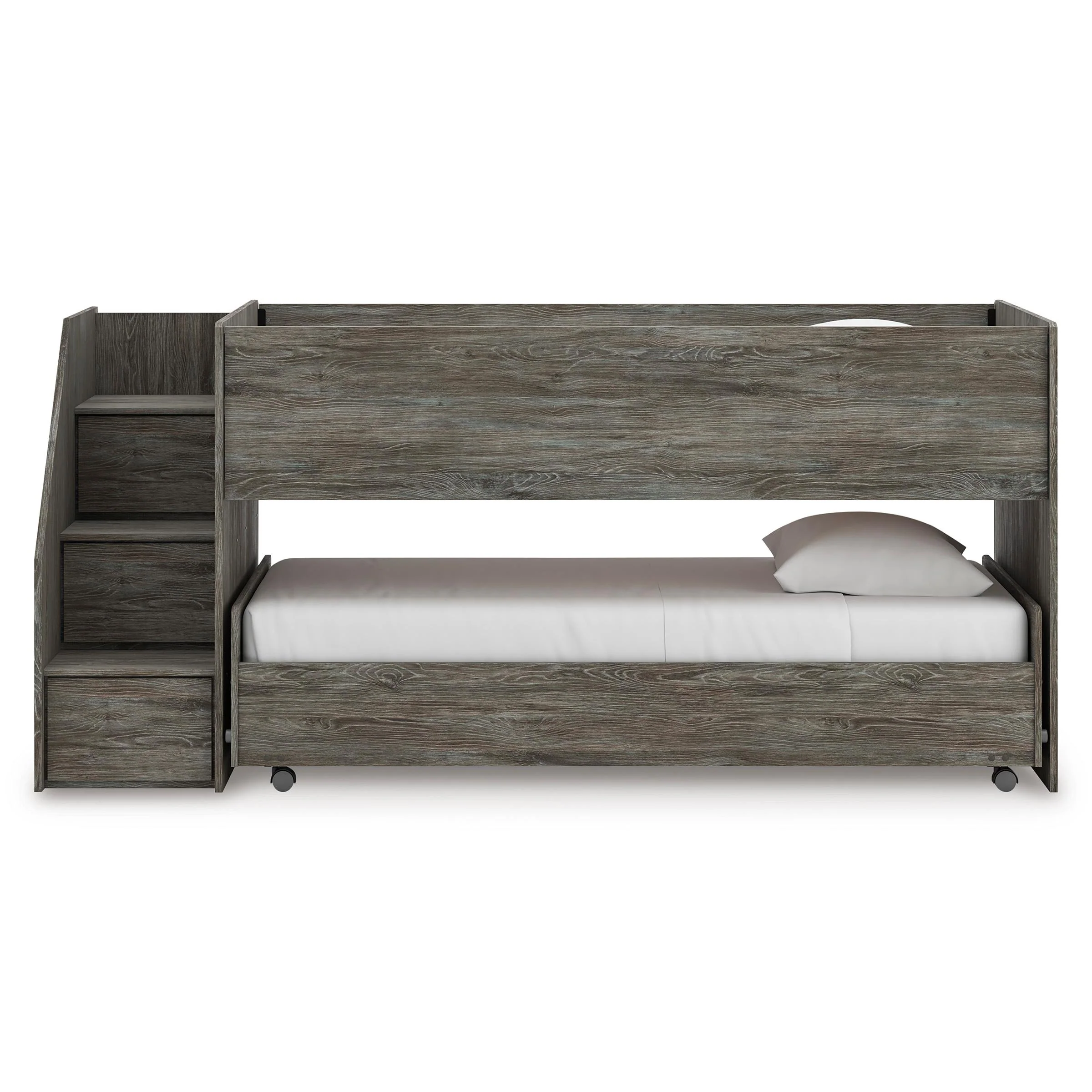 Signature Design by Ashley Frandern B4480B13 Twin over Twin Loft Bed - Image 3