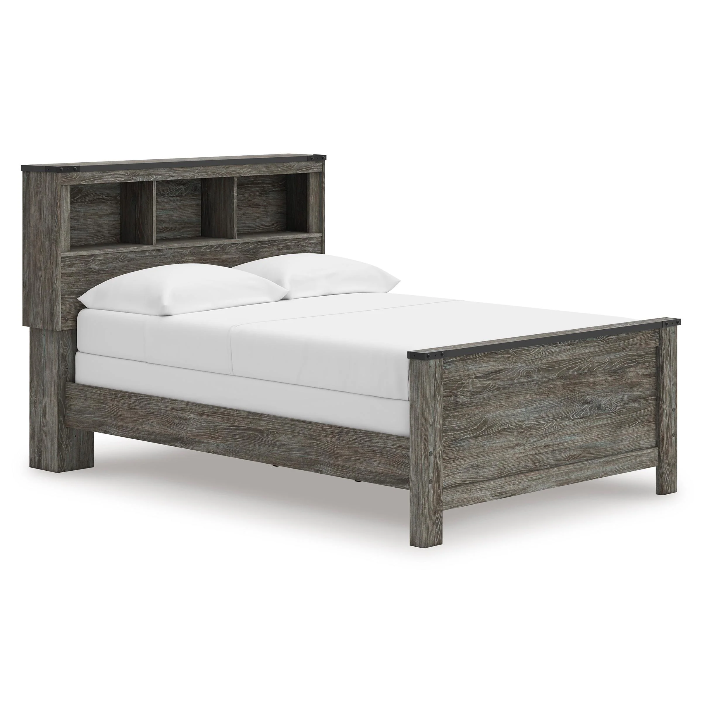 Signature Design by Ashley Frandern B4480B3 Full Bookcase Panel Bed - Image 1