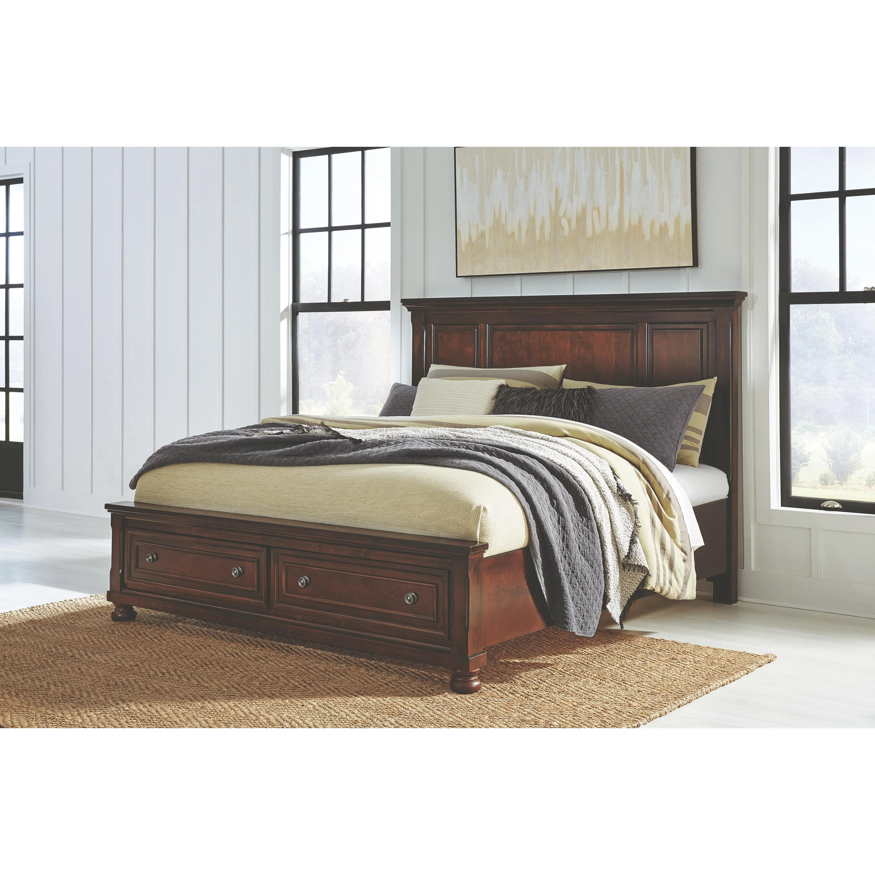 Millennium Porter B697B46 California King Panel Storage Bed - Image 2