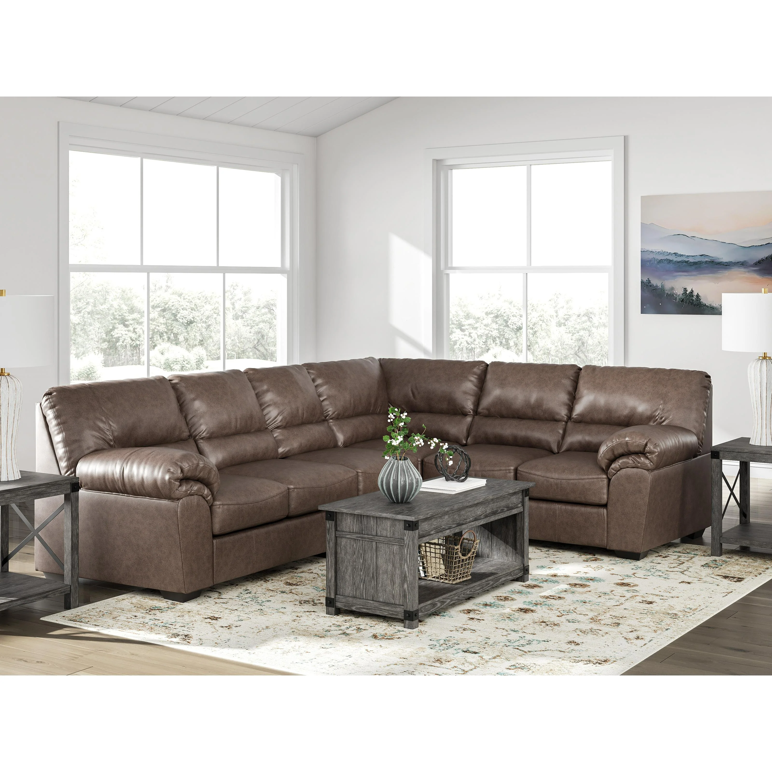 Signature Design by Ashley WillowBend PC27705S3 3 pc Sectional - Image 3