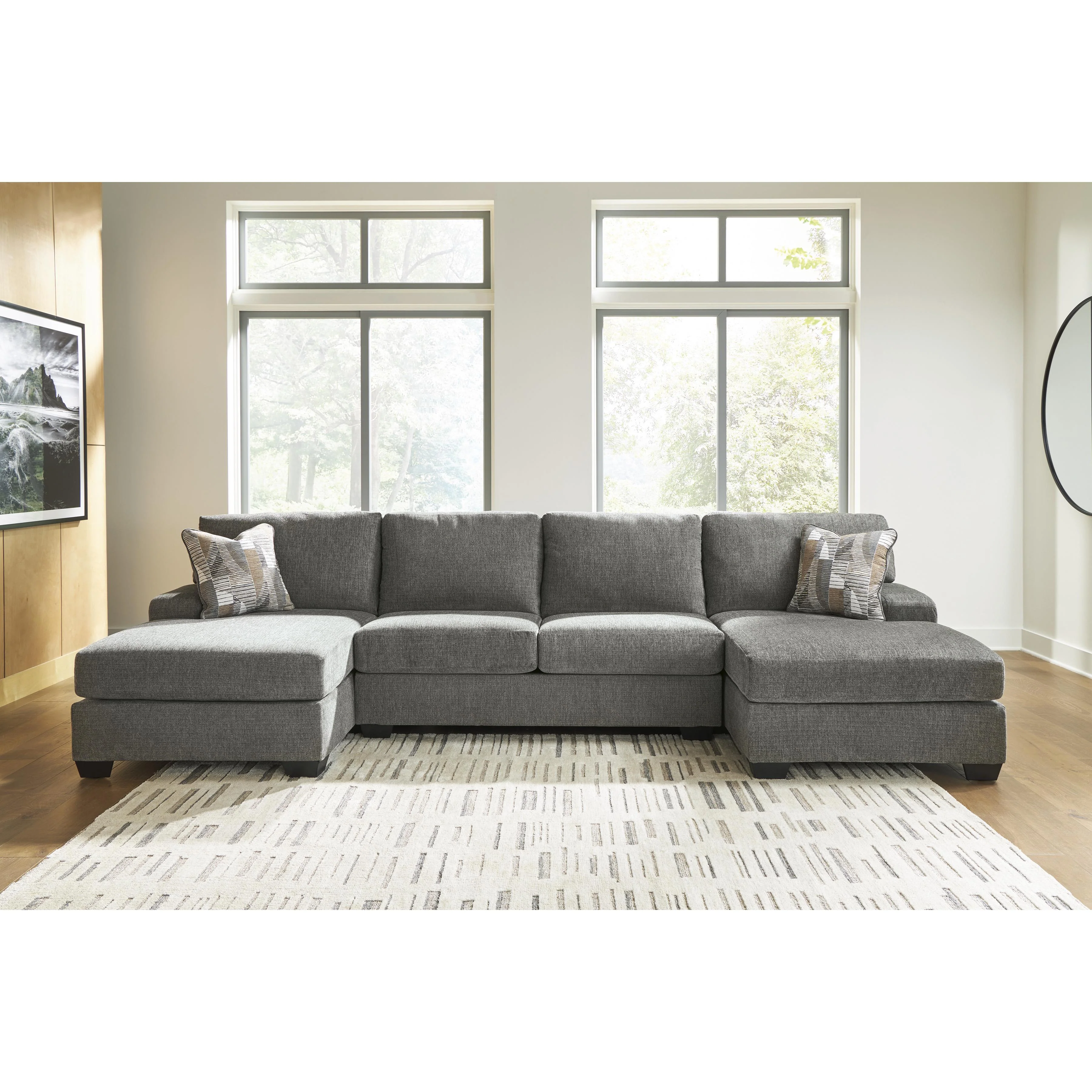 Signature Design by Ashley Clarington PC48405S7 3 pc Sleeper Sectional with Double Chaise - Image 2