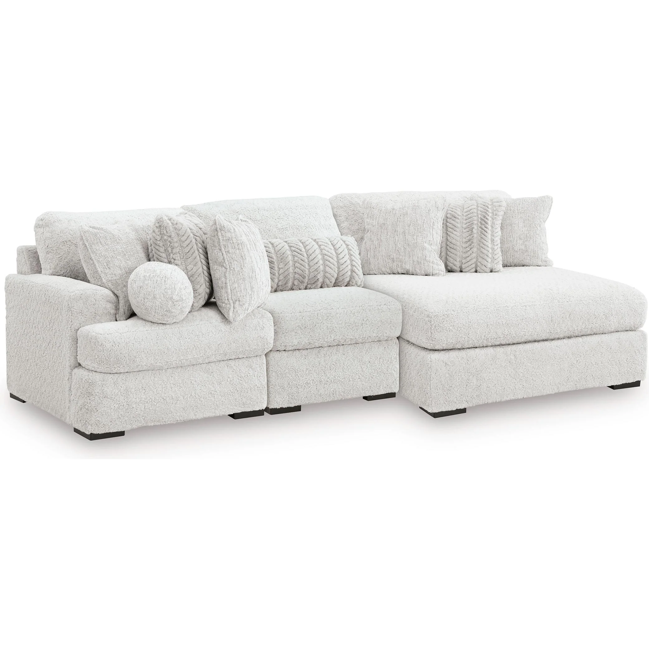 Signature Design by Ashley Cuddle Plush PC59106S1 3 pc Sectional with Chaise - Image 1