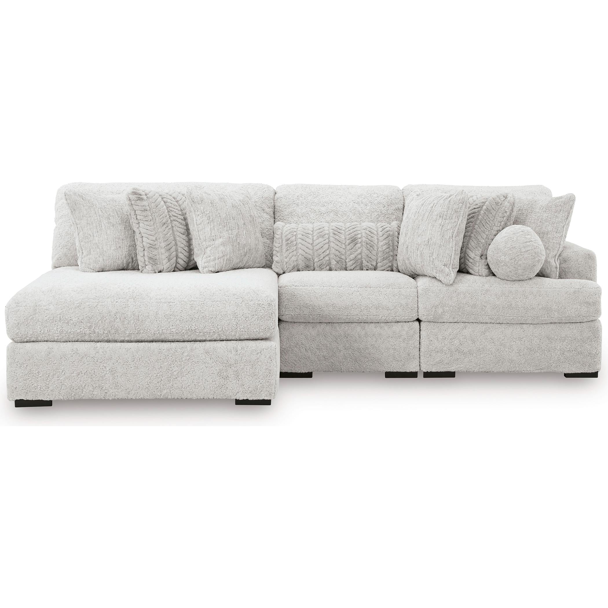 Signature Design by Ashley Cuddle Plush PC59106S7 3 pc Sectional with Chaise - Image 2