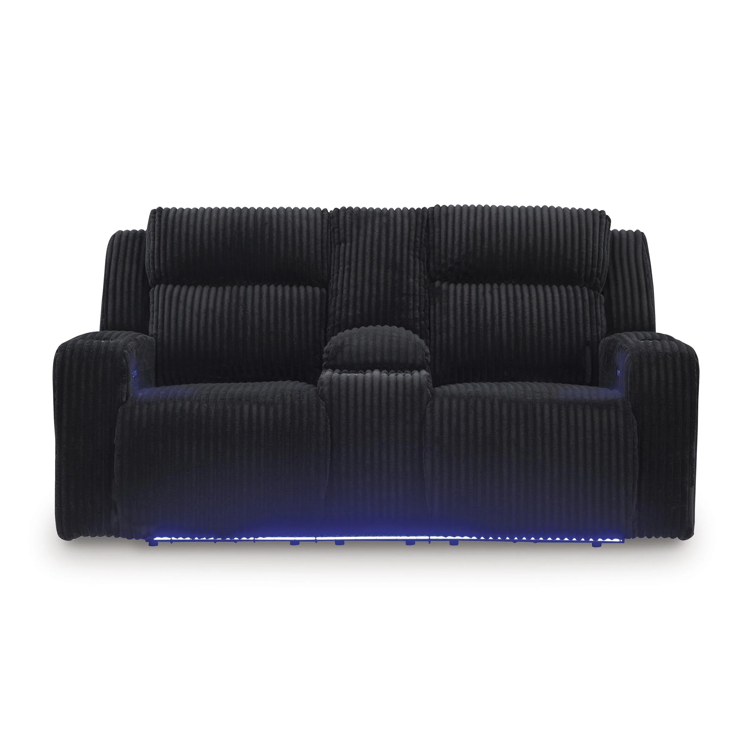 Signature Design by Ashley Forest Lake PC6420218 Power Reclining Loveseat with Console and Adjustable Headrest - Image 3