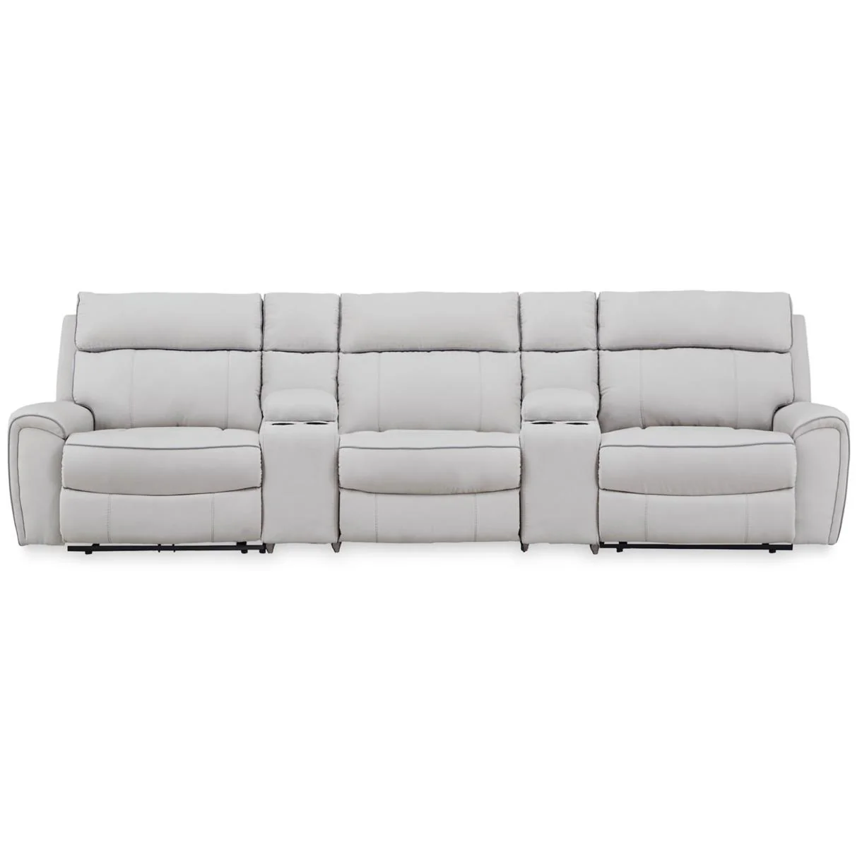 Signature Design by Ashley Social Pointe PC98802S14 5 pc Power Reclining Sectional - Image 1