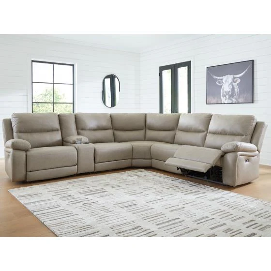 Signature Design by Ashley Narwhal Place PC99201S10 6 pc Power Reclining Sectional - Image 3