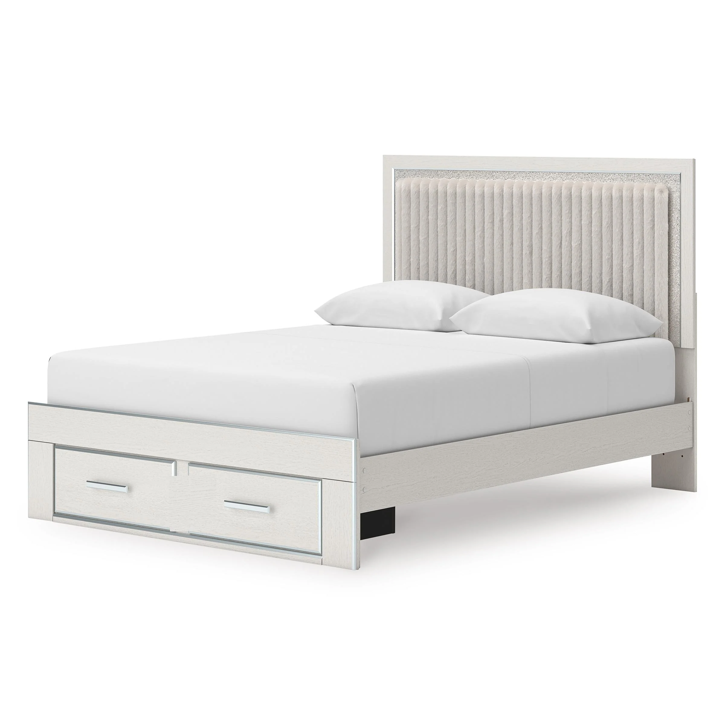 Signature Design by Ashley Zuraleus PCB3381B4 Queen Upholstered Panel Storage Bed - Image 1