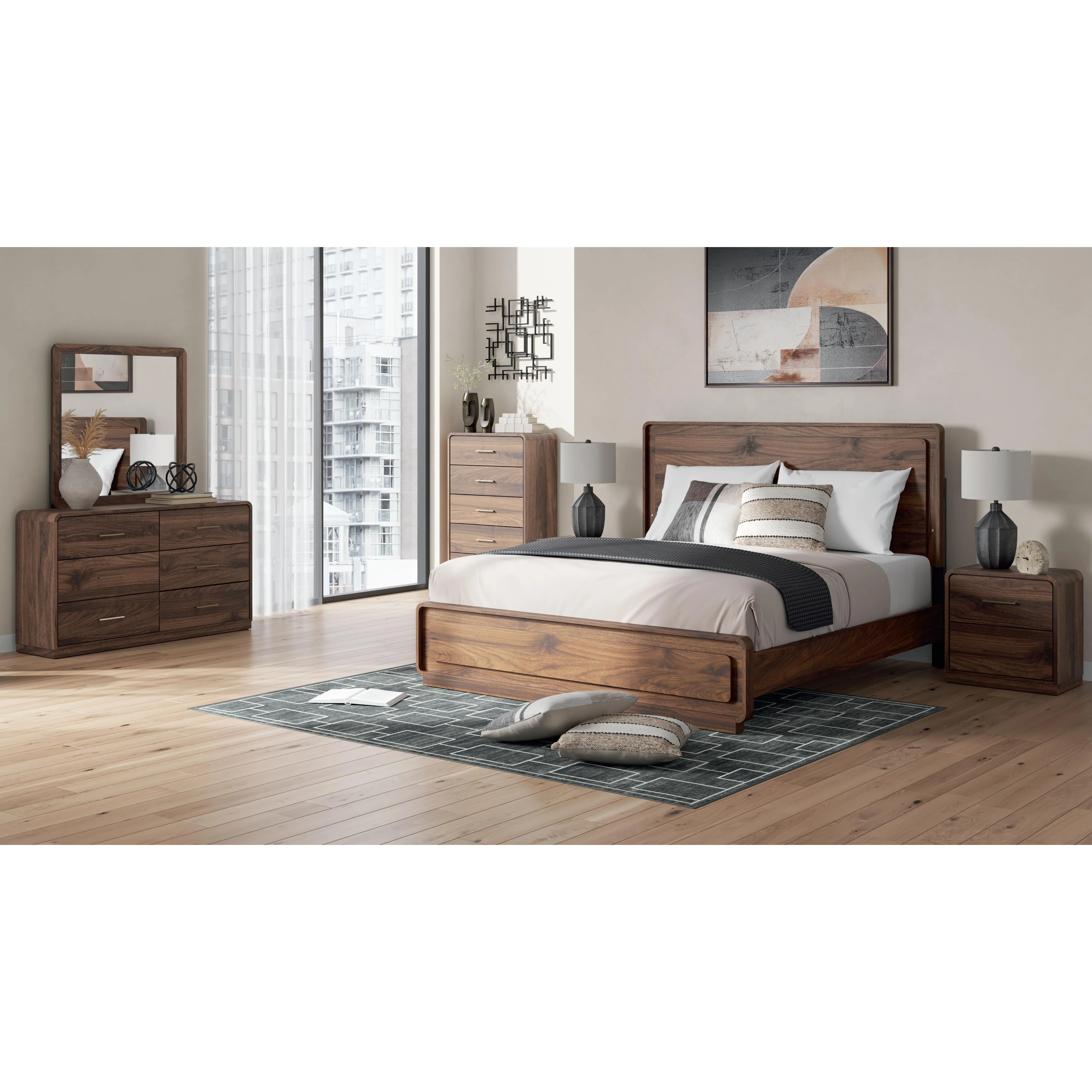 Signature Design by Ashley Fortlorn PCB386B1 Dresser and Mirror - Image 2