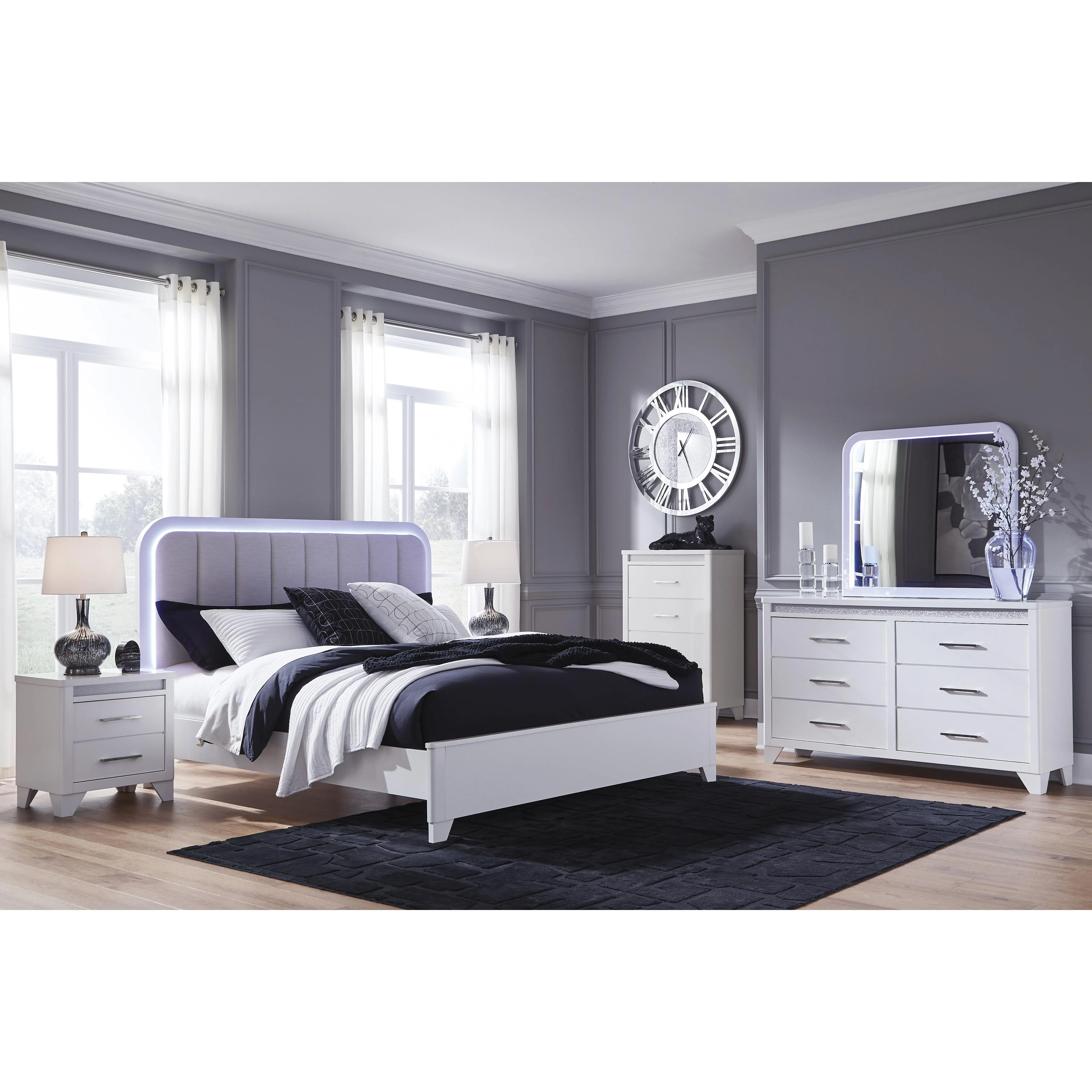 Signature Design by Ashley Jarlee PCB392B1 Dresser and Mirror - Image 3
