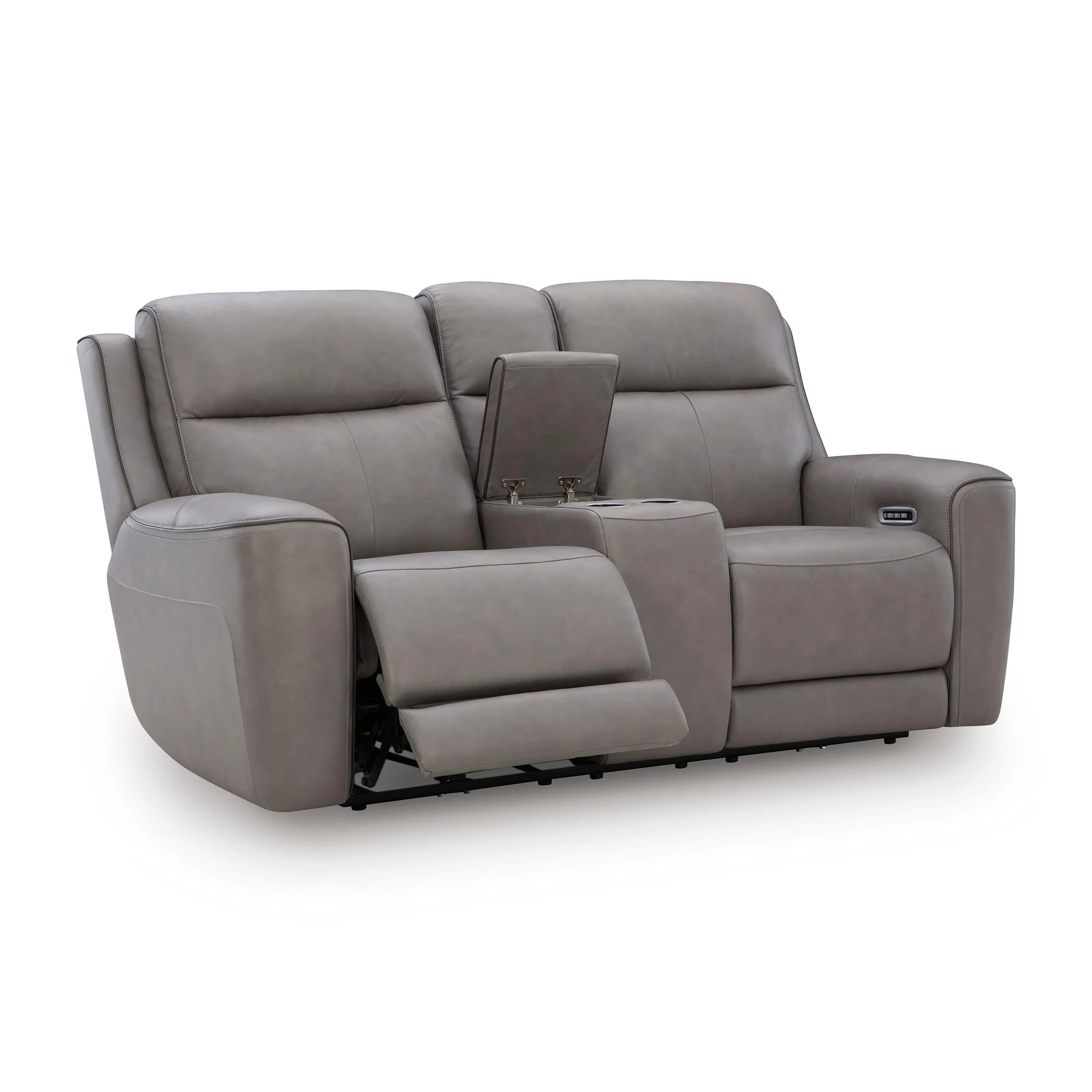 Signature Design by Ashley 5Z-Comfort PCU1090018 Power Reclining Loveseat with Console and Adjustable Headrest - Image 1