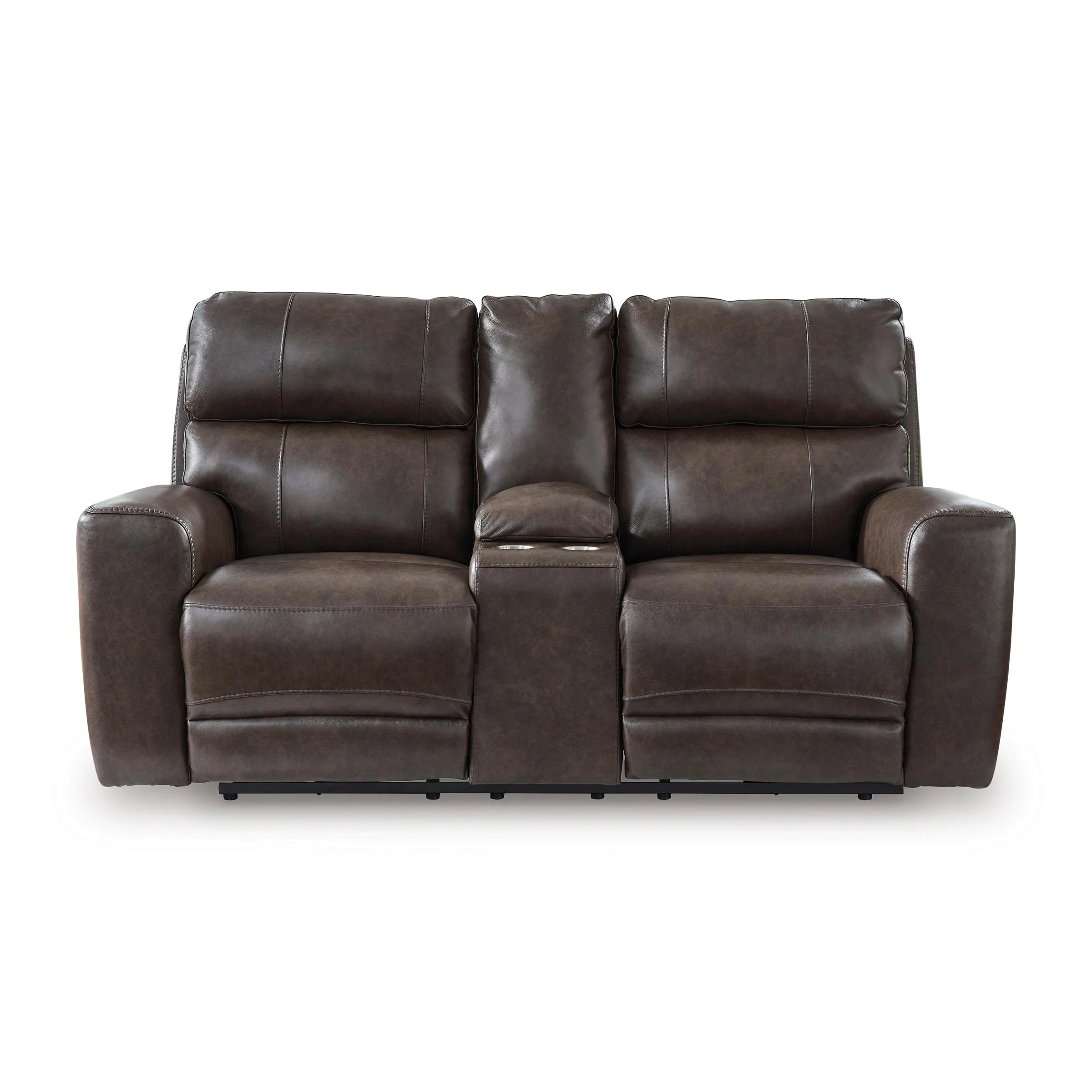 Signature Design by Ashley Crossplex PCU6450618 Power Reclining Loveseat with Console and Adjustable Headrest - Image 2