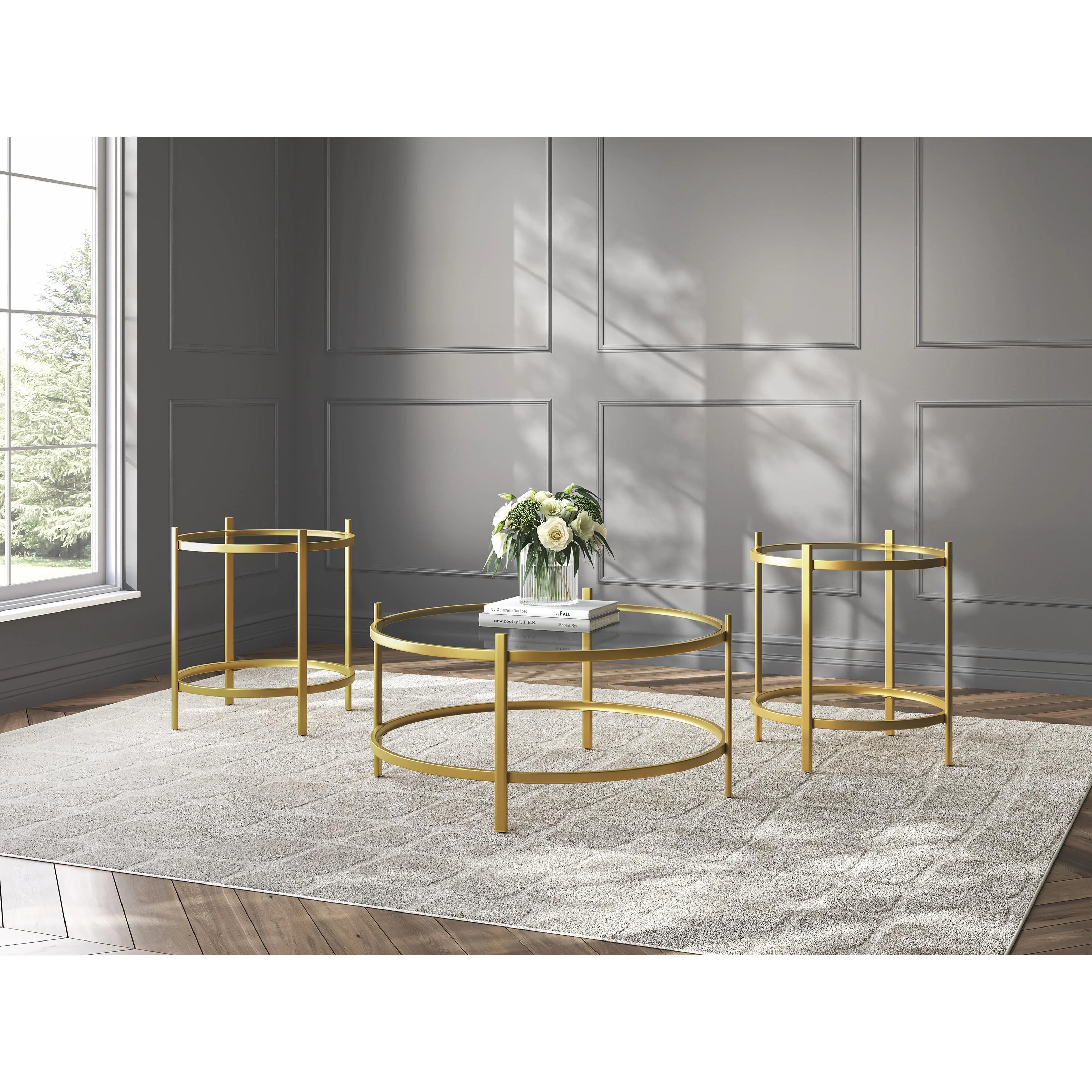 Signature Design by Ashley Pearlox T173-13 Occasional Table Set - Image 3