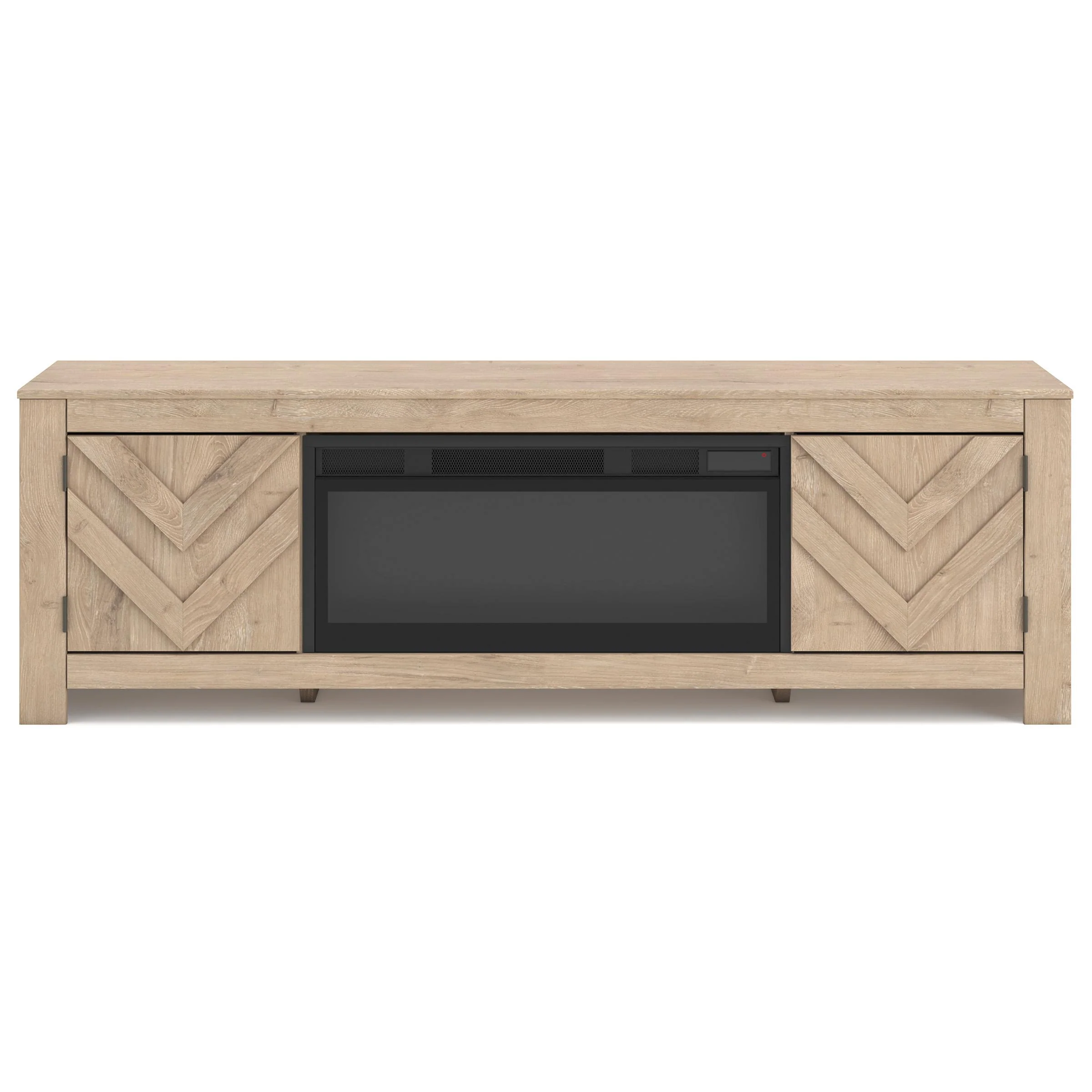 Signature Design by Ashley Cayboni W3787W1 71" TV Stand with Electric Fireplace - Image 1