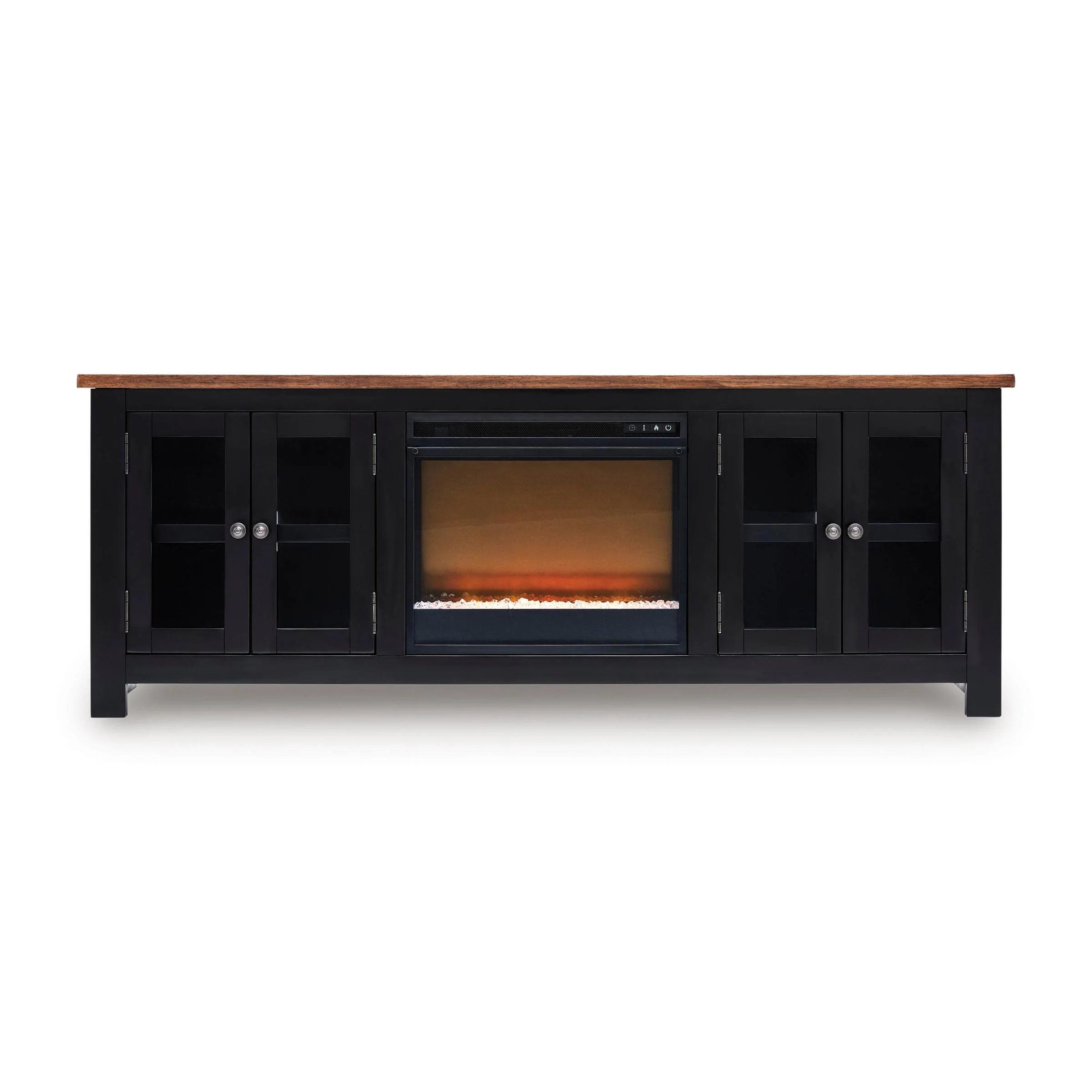 Signature Design by Ashley Wildenauer W664W2 76" TV Stand with Electric Fireplace - Image 1