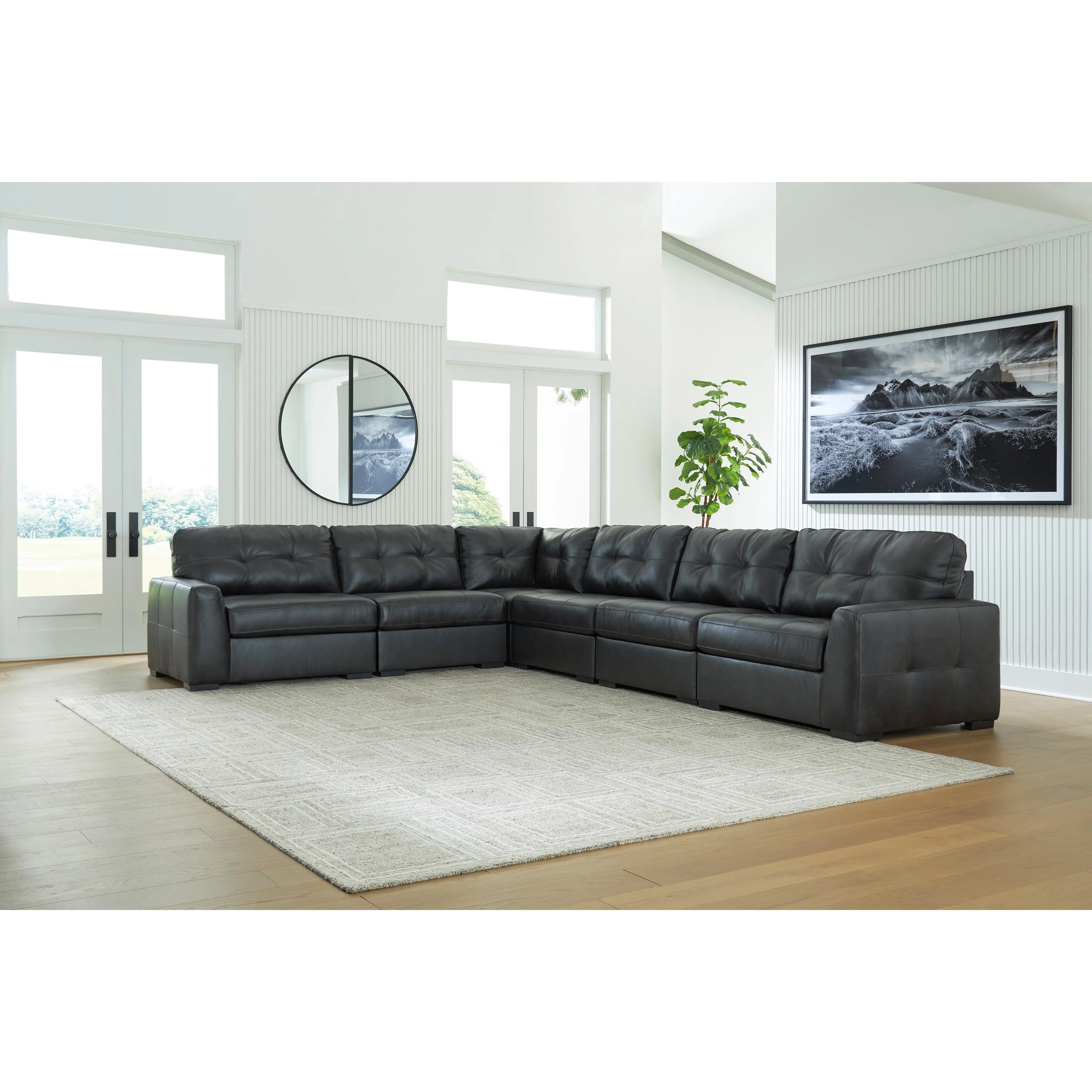 Signature Design by Ashley Brindley Pier 99503S5 6 pc Sectional - Image 2